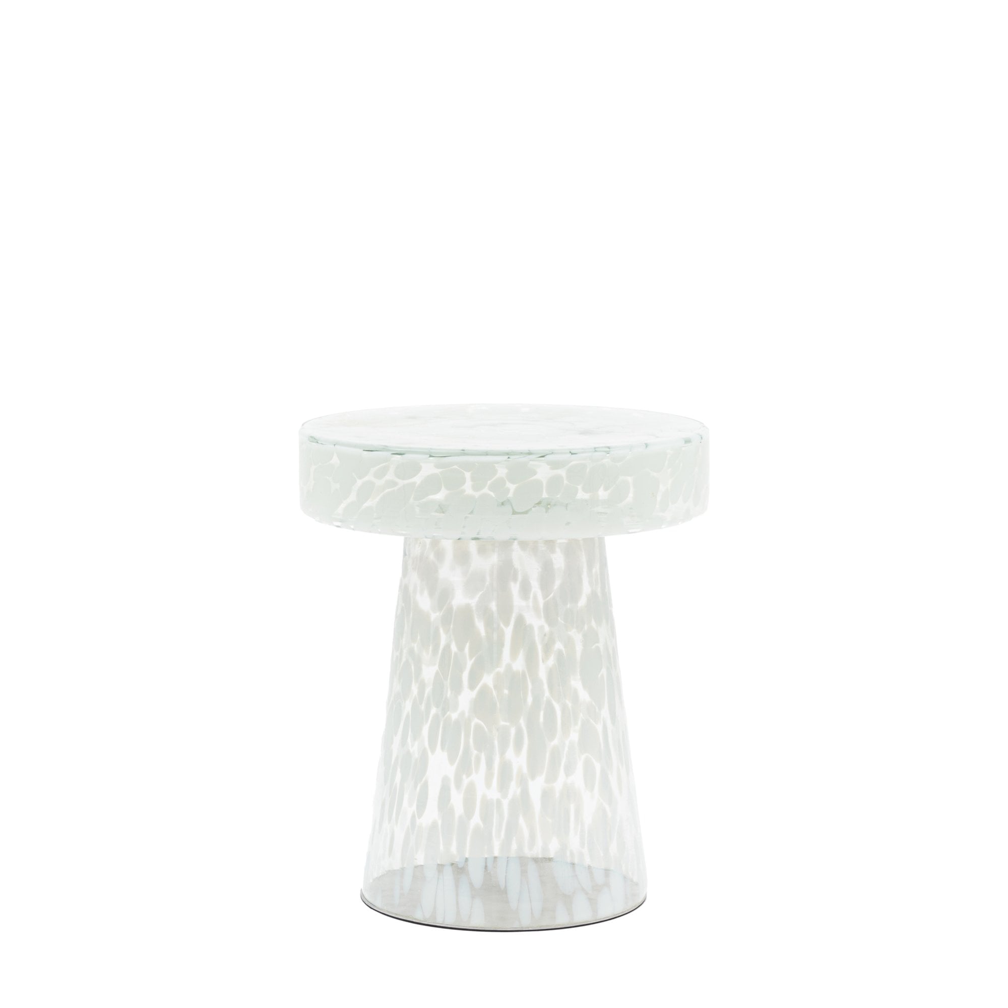 Murano Side Table White by Abode