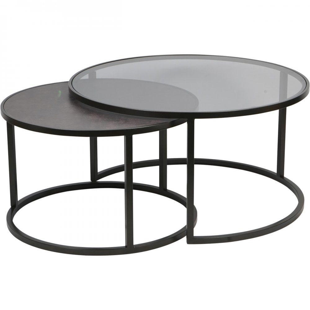 Turner Set of 2 Nesting Coffee Tables by Libra Interiors