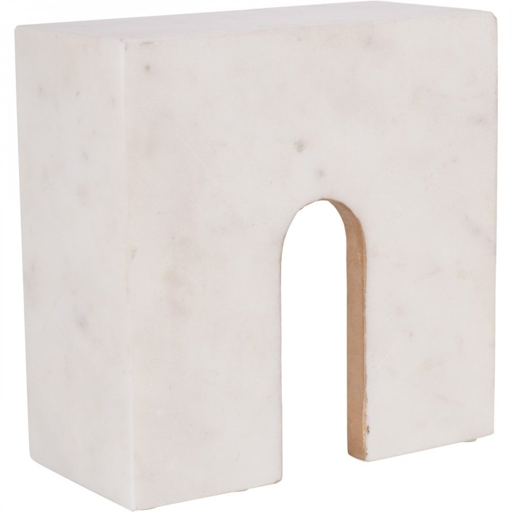 Genoa White Marble Decorative Sculpture by Libra Interiors