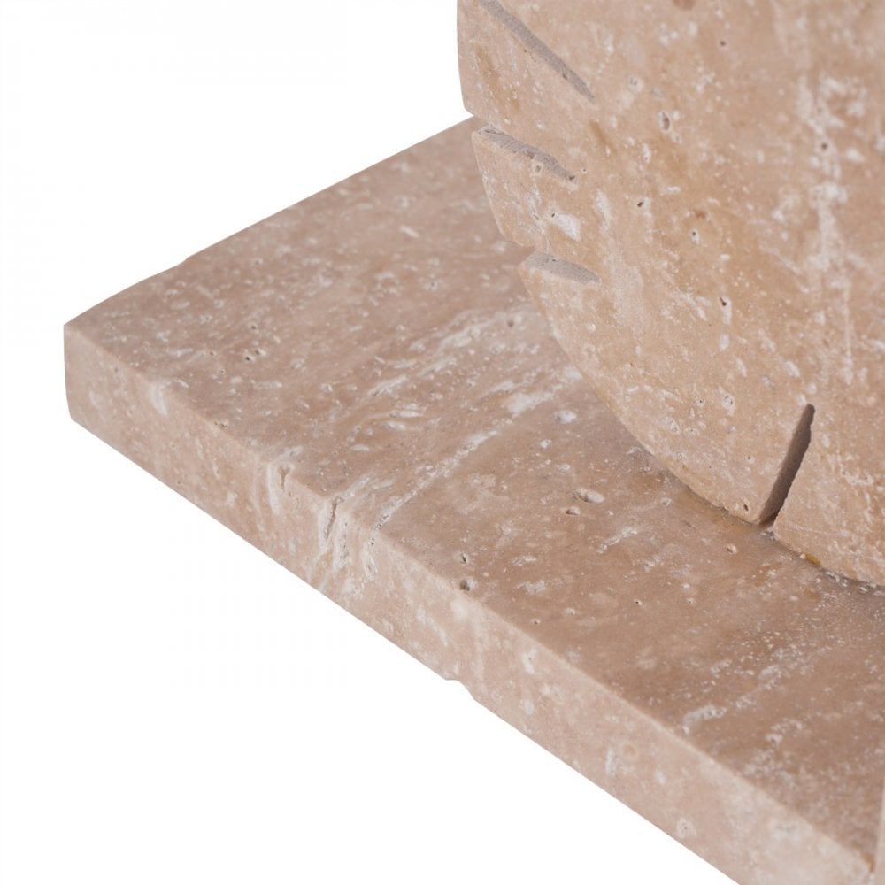 Catania Travertine Bookends by Libra Interiors