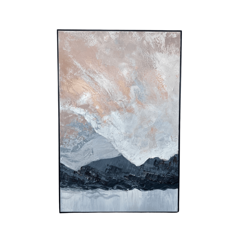 Winter Morning Oil Painting by Tommy Franks