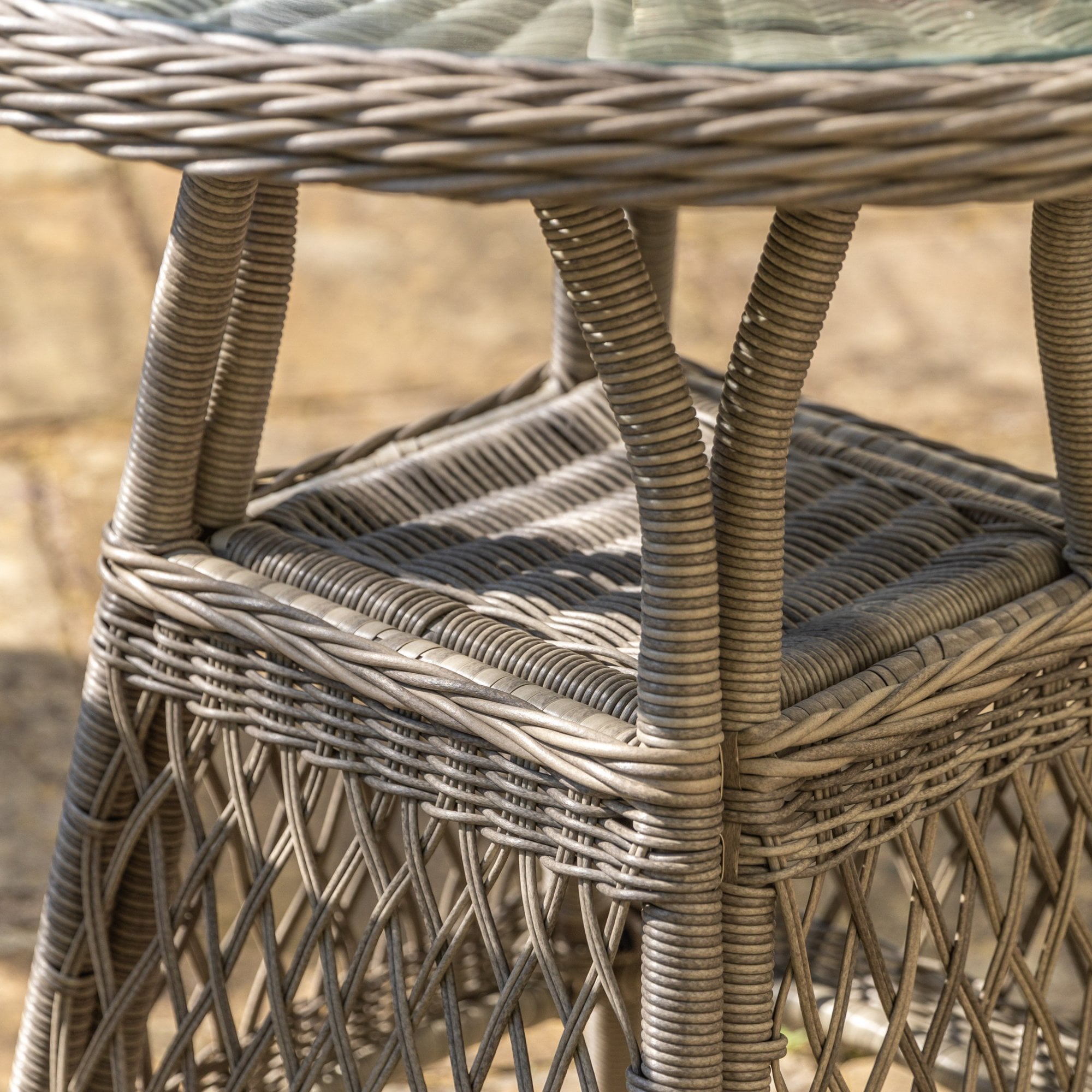 Menton Bistro Set Stone by Abode
