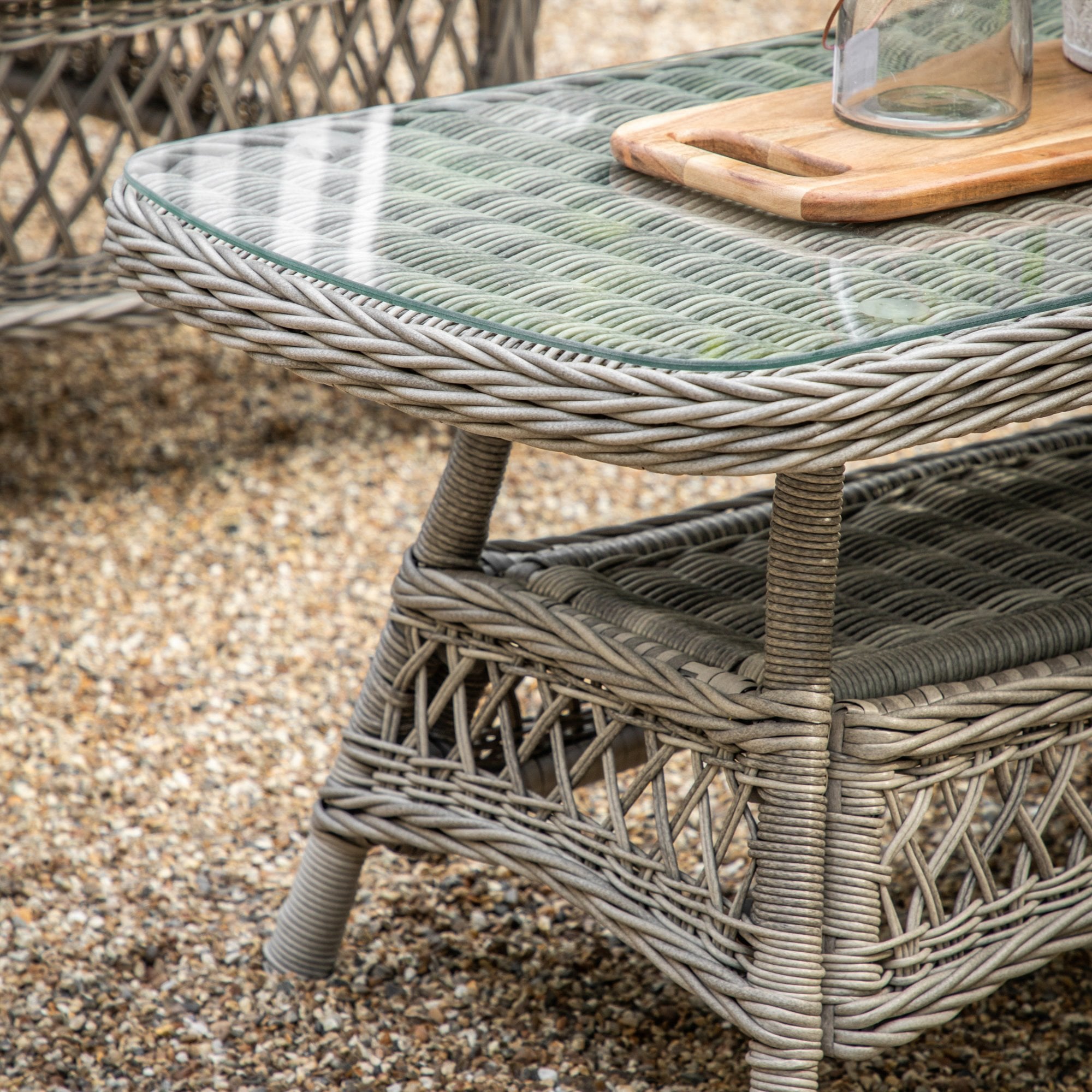 Menton Chaise Set Stone by Abode