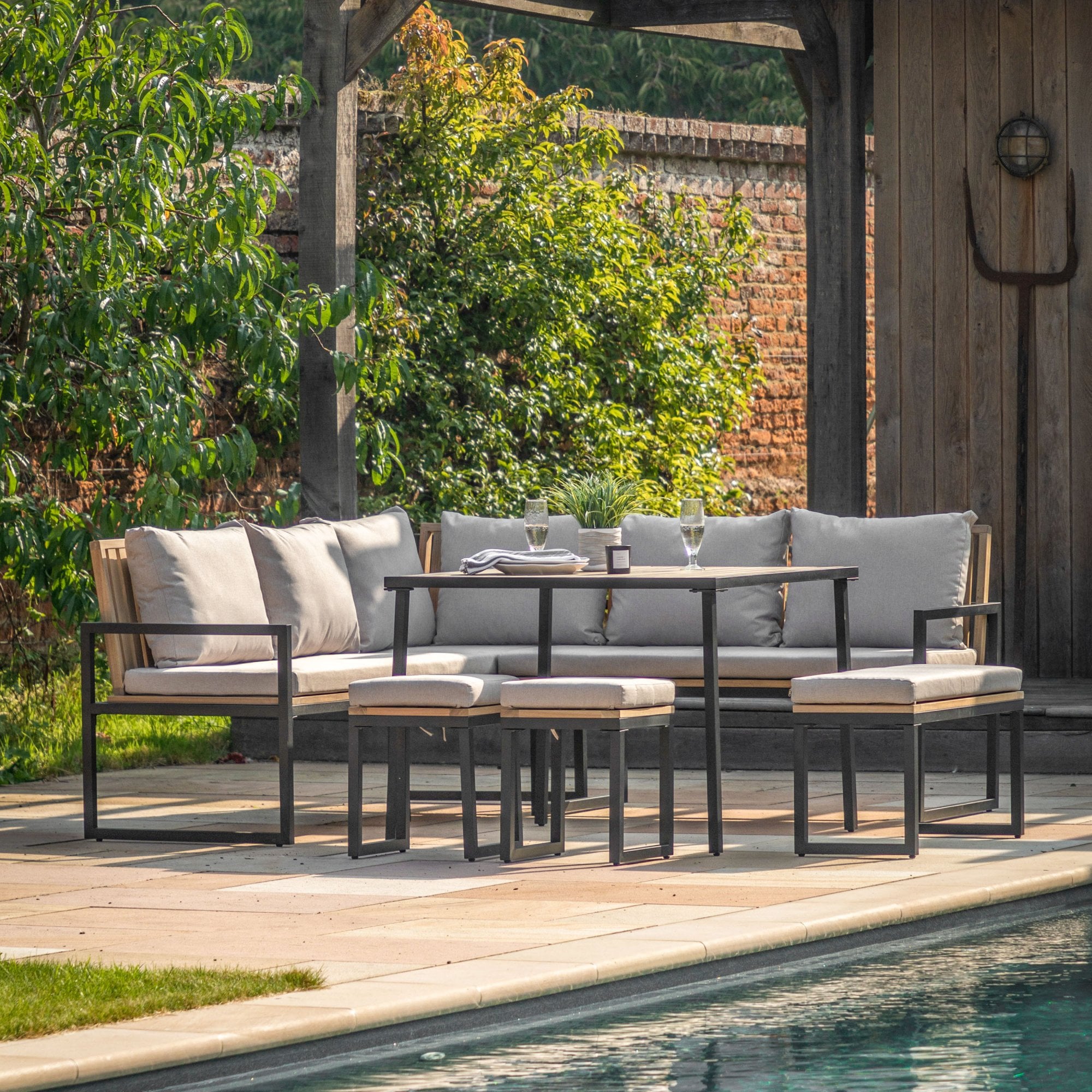 Naples Corner Dining Set by Abode