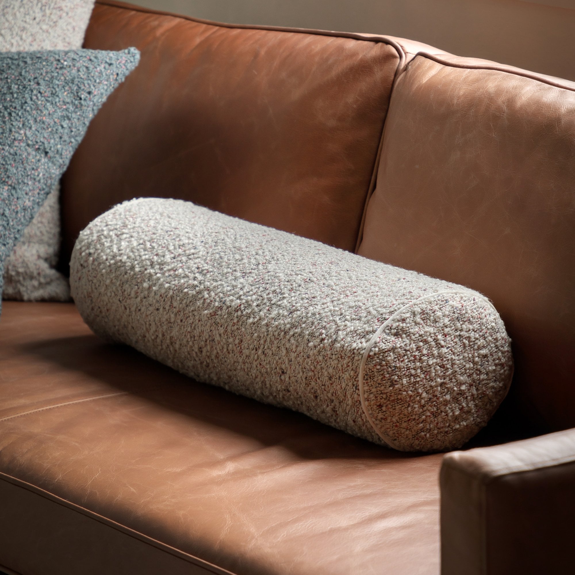 Boucle Bolster Grey by Abode