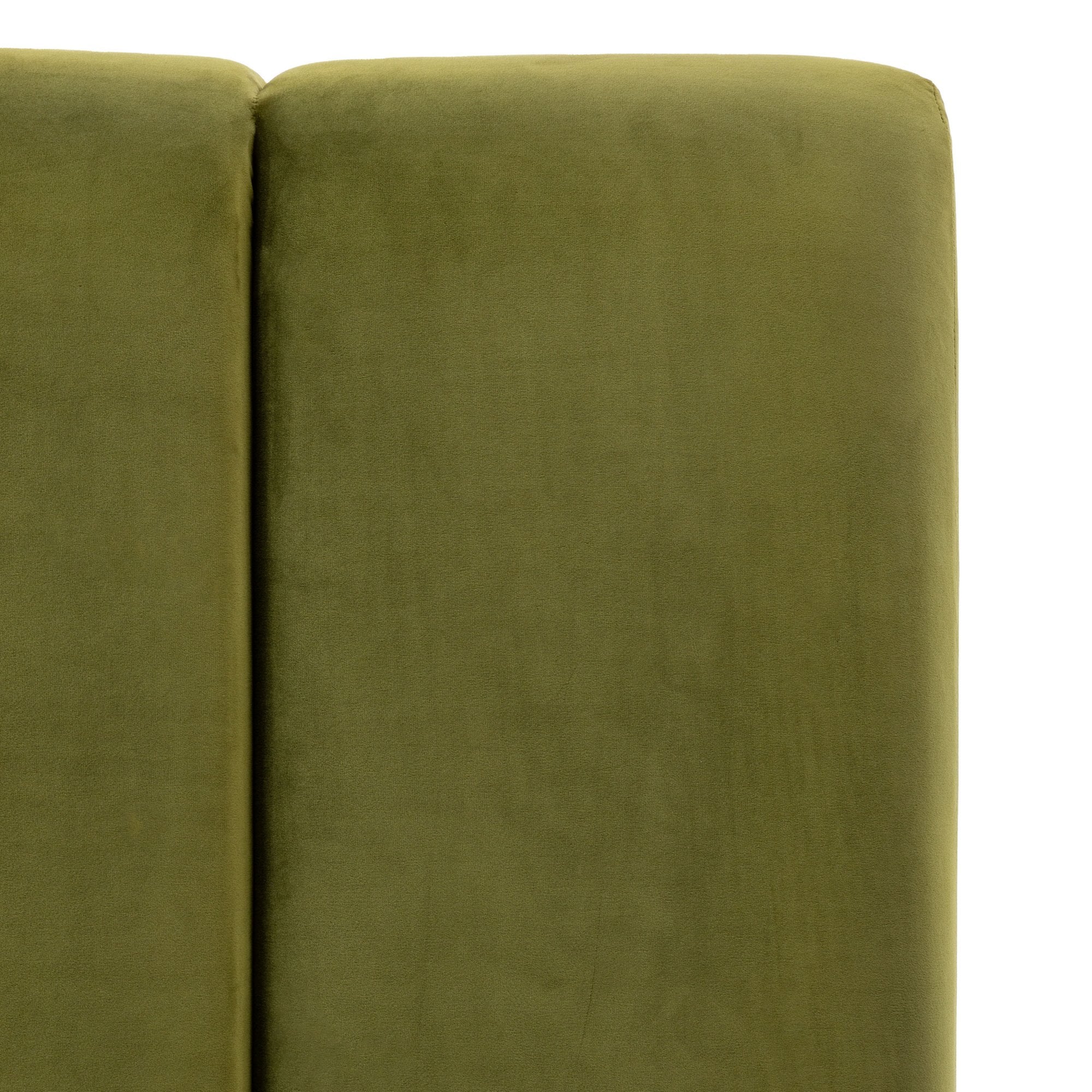 Denton 4'6 Bed Frame Olive Double by Abode