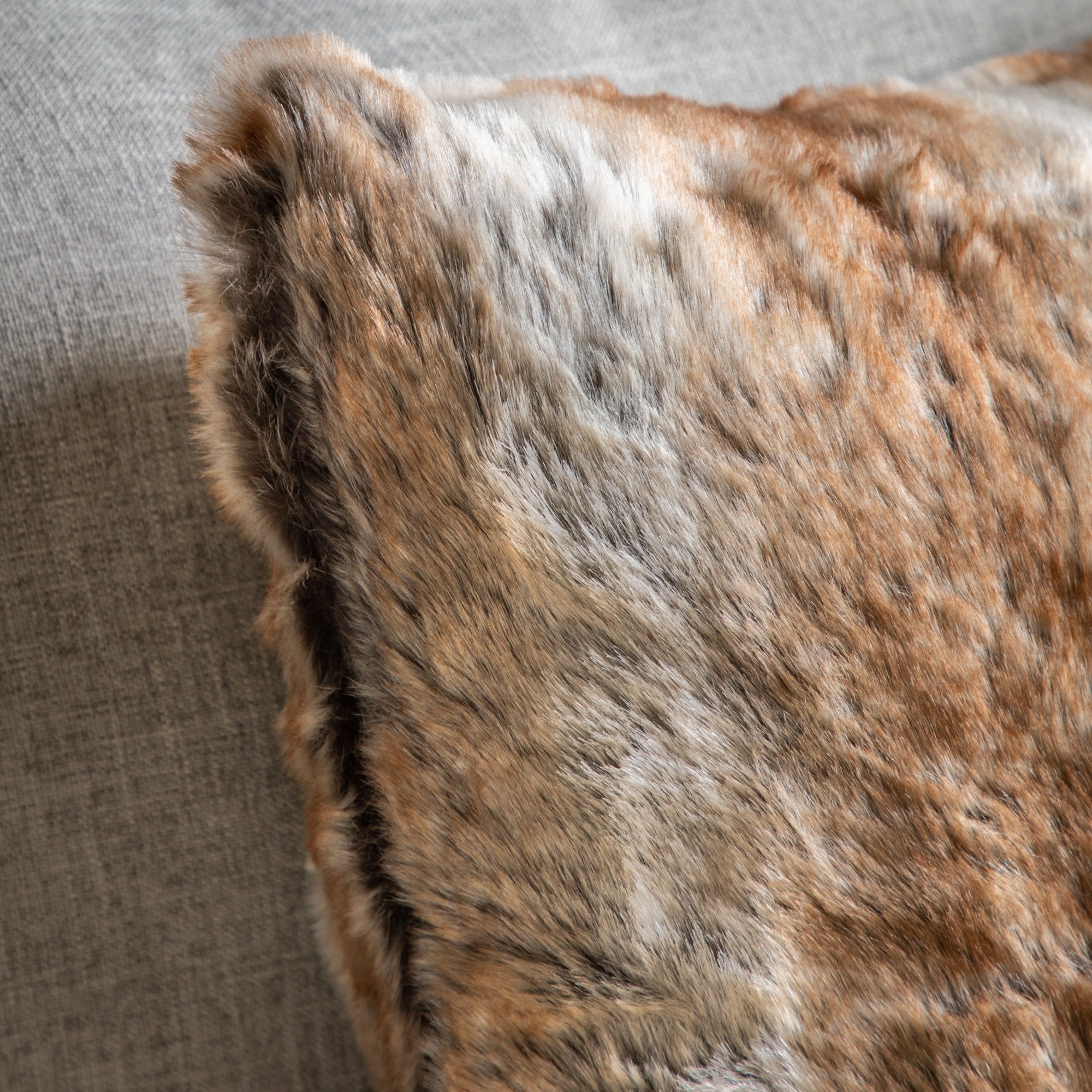 Husky Faux Fur Cushion by Abode