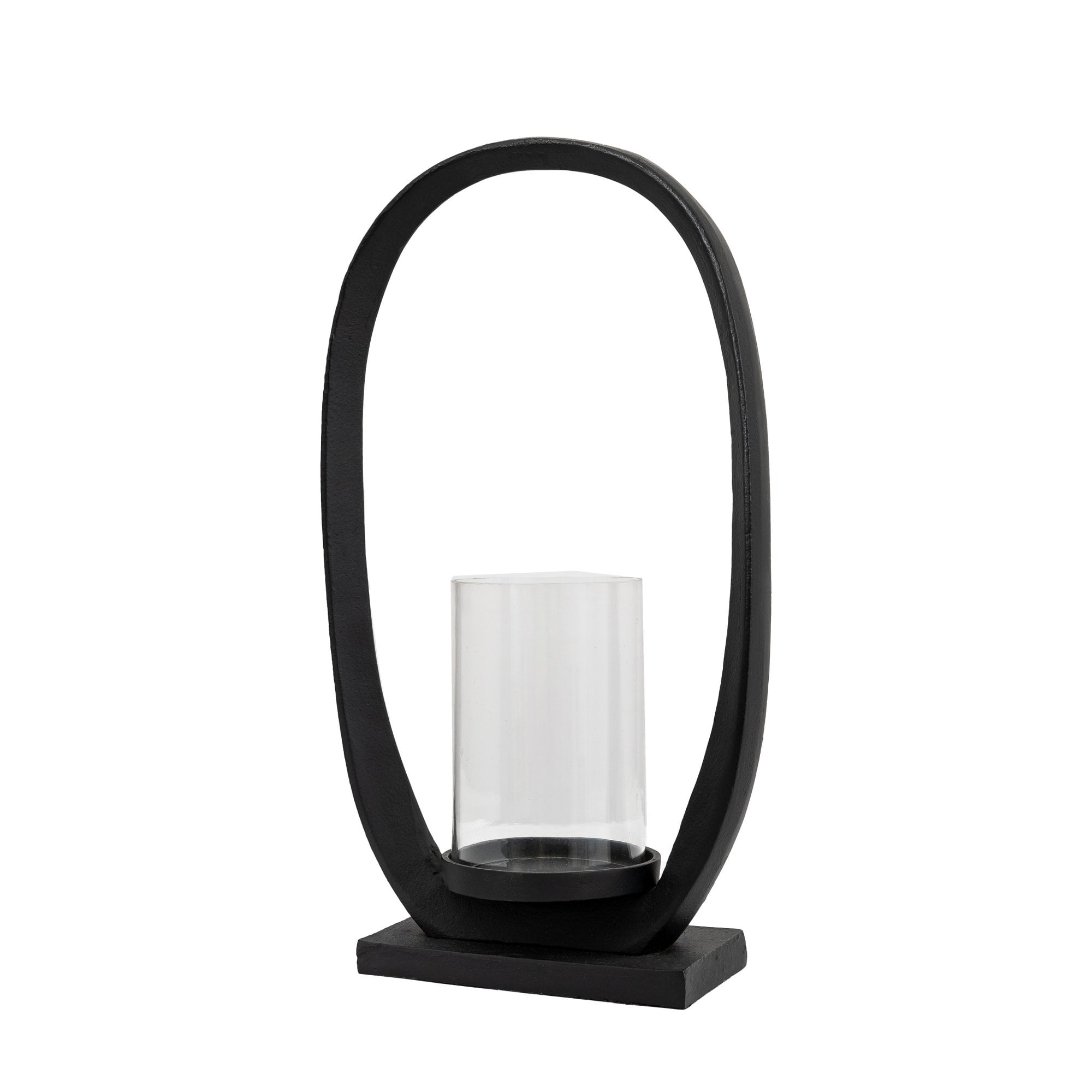 Hooper Lantern Large Black by Abode