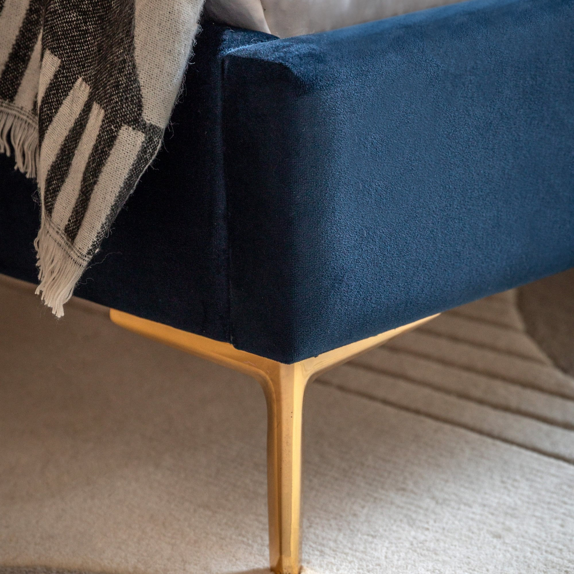 Kensington Indigo King Bed by Abode