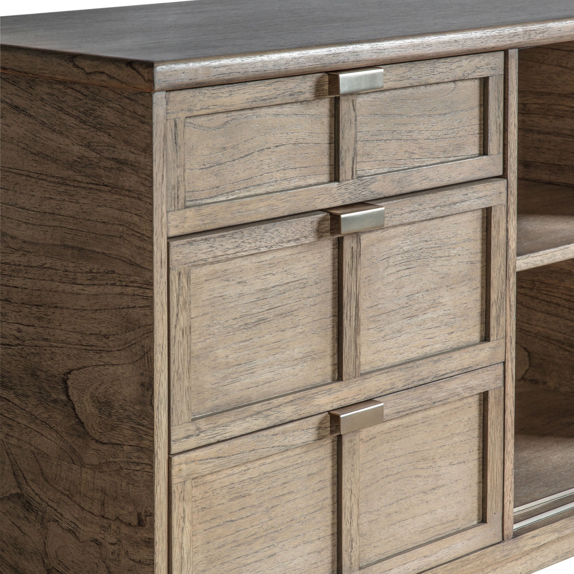 Kyoto Solid Mindi Wood Sideboard by Abode
