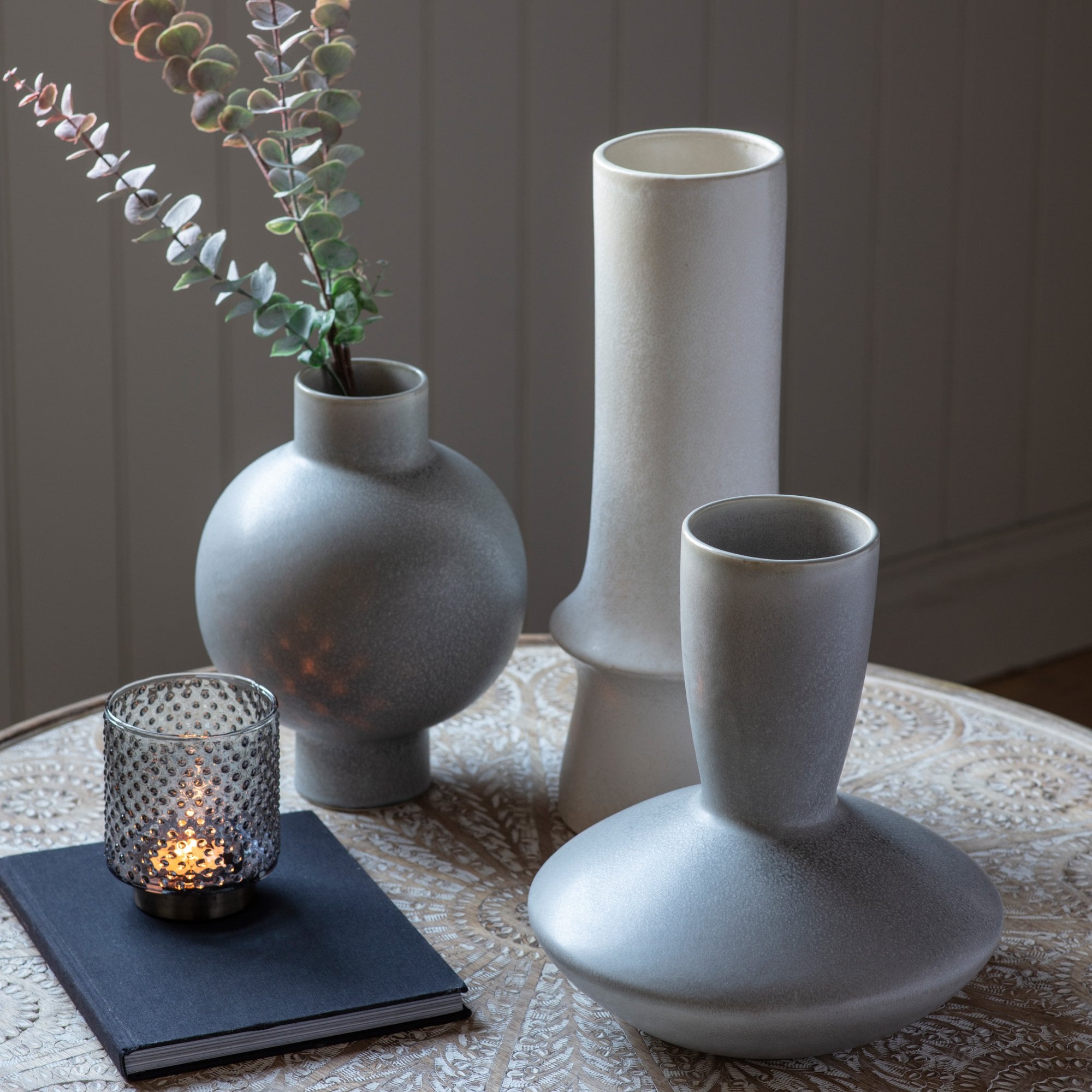 Nagano Vase White by Abode