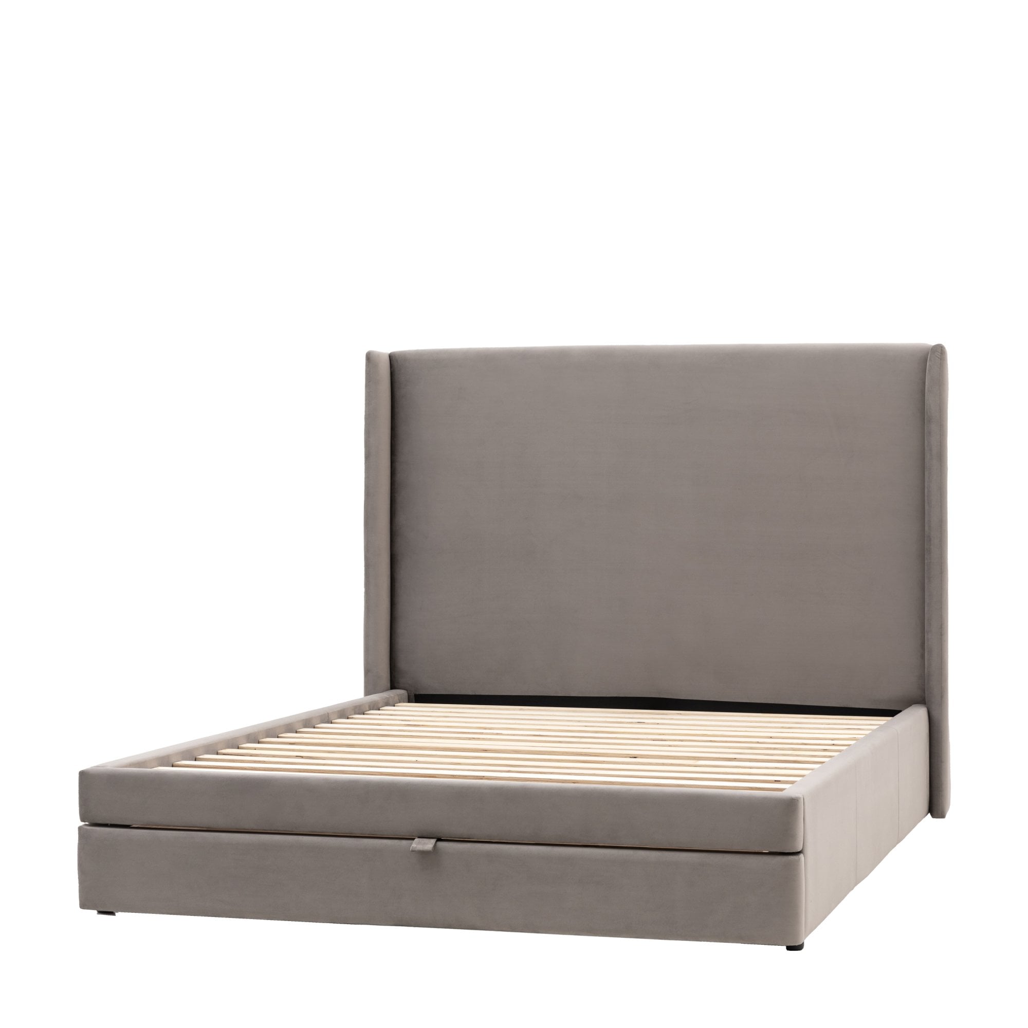 Halstead Double Bed Frame Taupe by Abode
