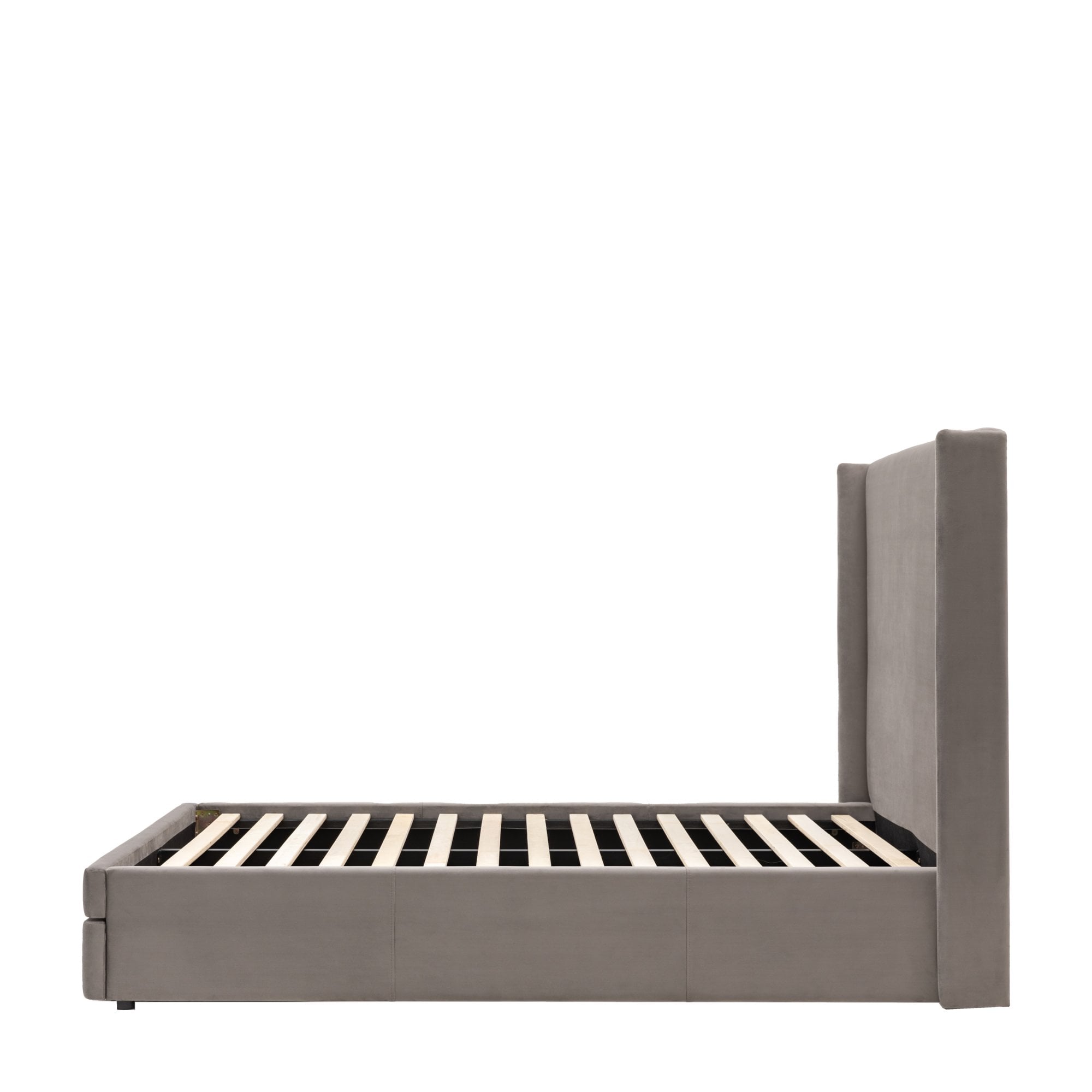 Halstead Double Bed Frame Taupe by Abode