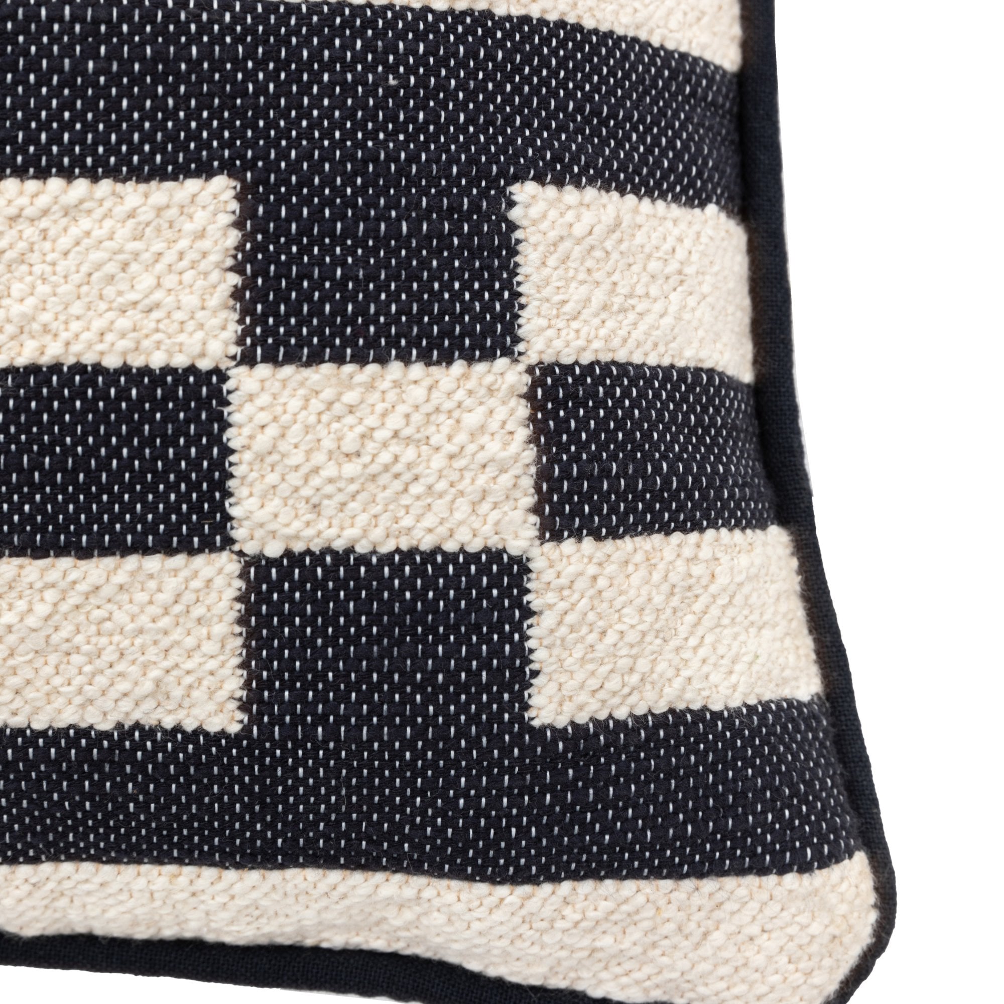 Lohko Woven Cushion Ink by Abode