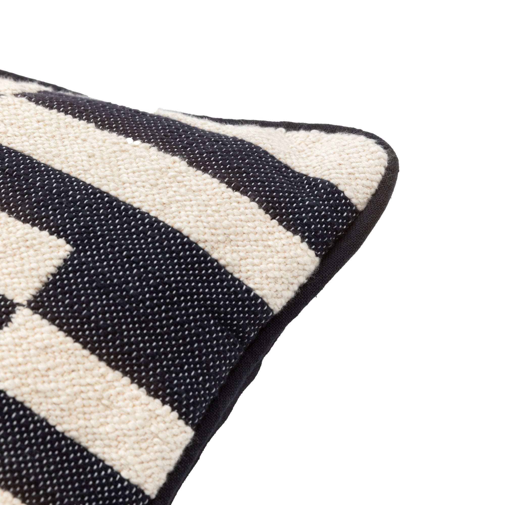 Lohko Woven Cushion Ink by Abode