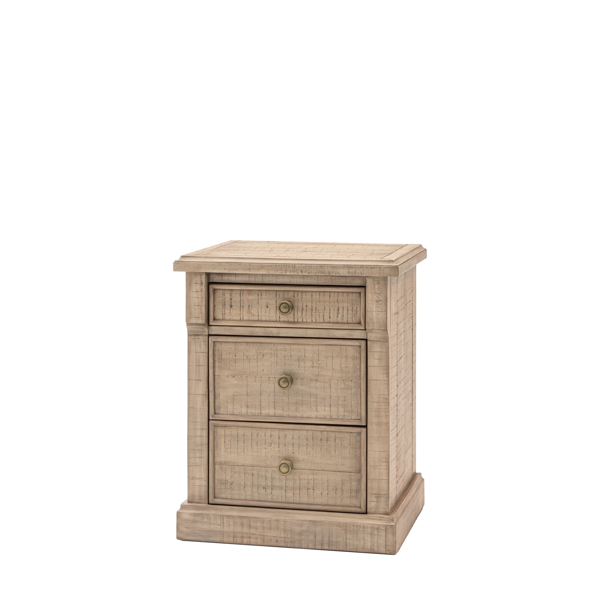Vancouver 3 Drawer Bedside Table by Abode