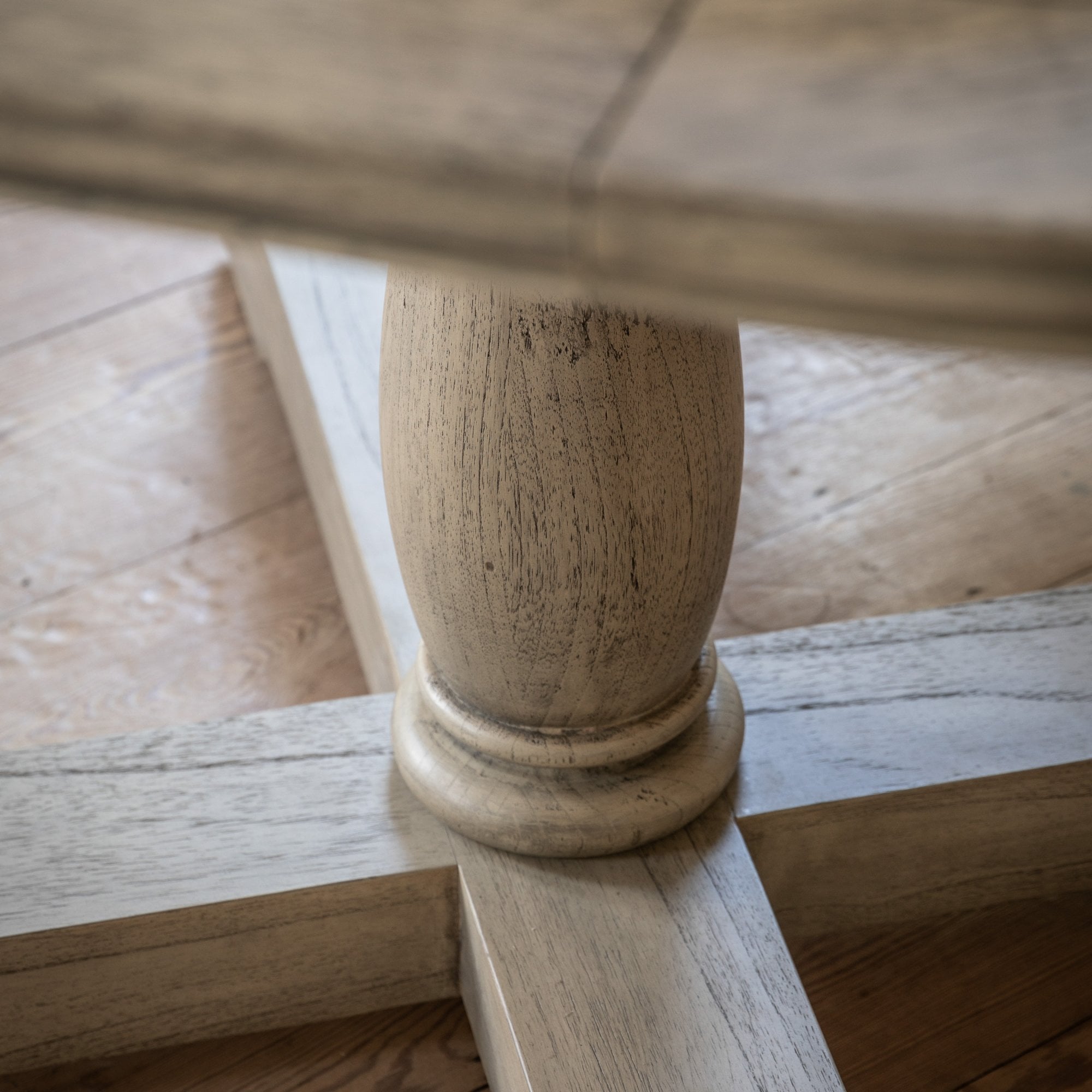 Rustique Round Extendable Dining Table by Abode