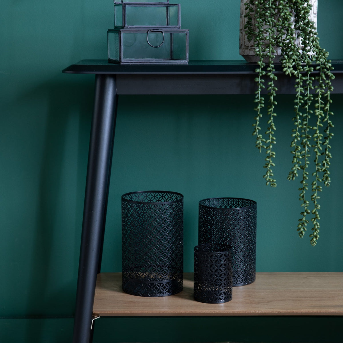 Maddox Console Table with Shelf by Abode