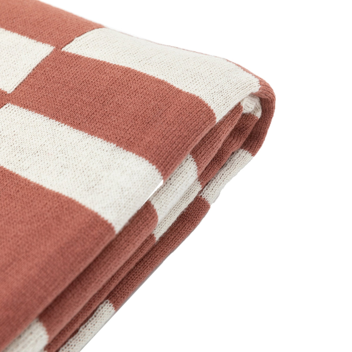 Lohko Knitted Throw Nutmeg by Abode