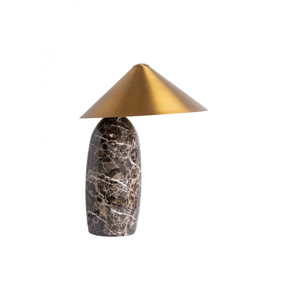 Piper Brass & Marble Table Lamp by Heathfield & Co