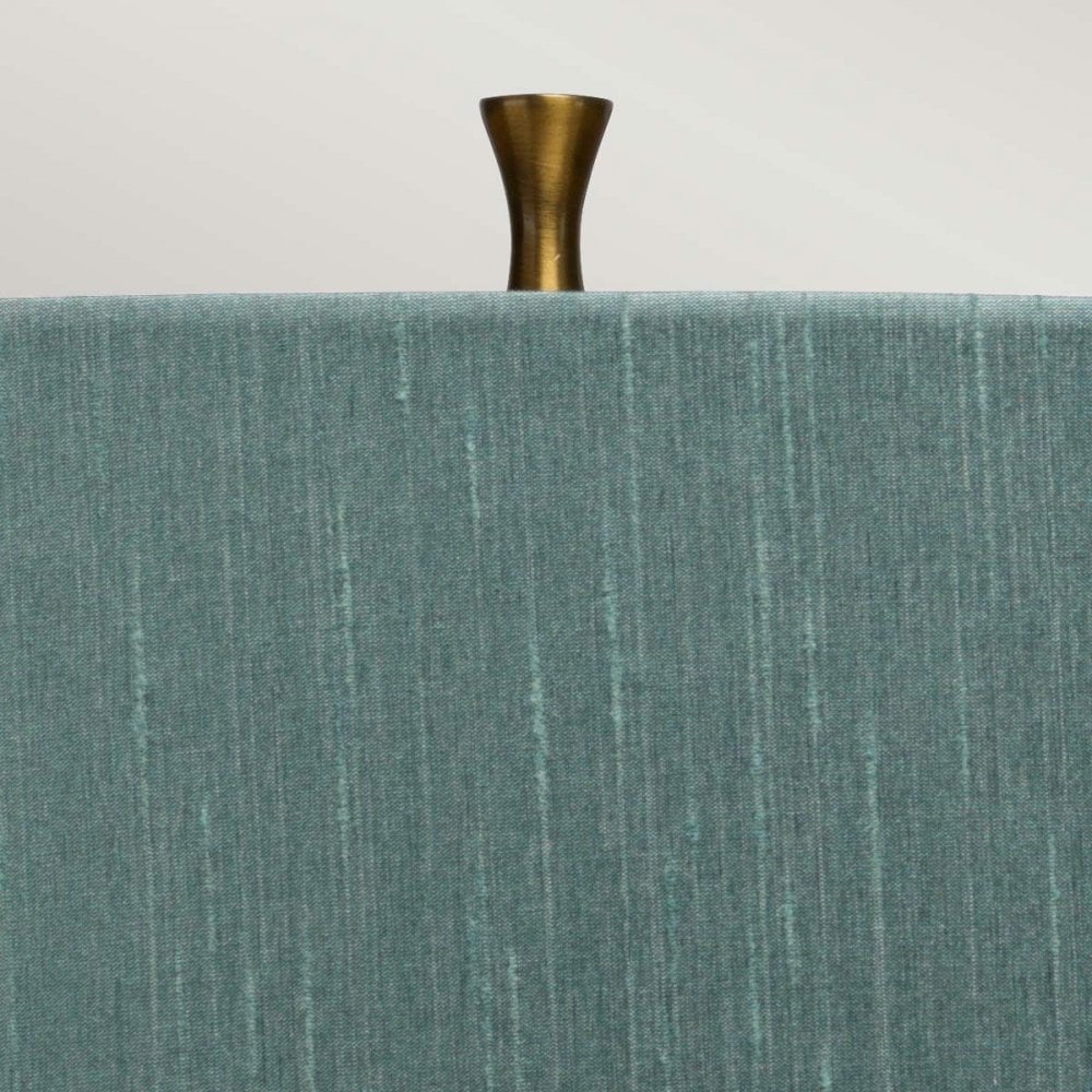 Havering Azure-Turquoise table Lamp & Shade by Quintiesse