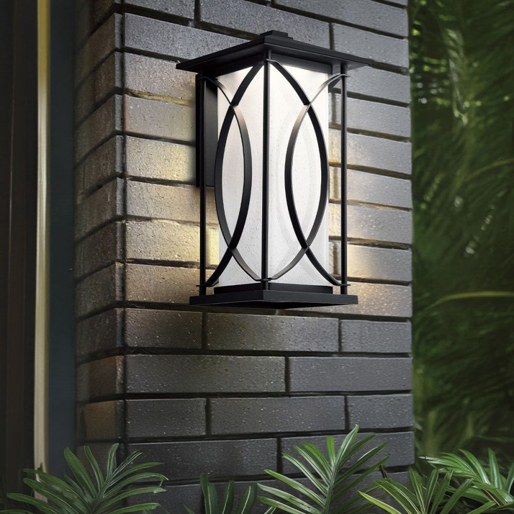 Ashbern Large 1 Light Lantern Wall Light by Quintiesse