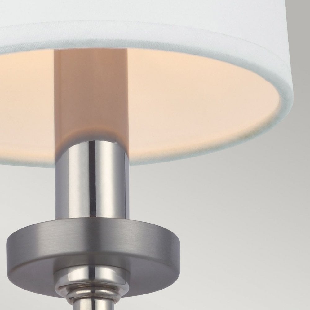 Felixstowe Polished Chrome Single Wall Light by Quintiesse