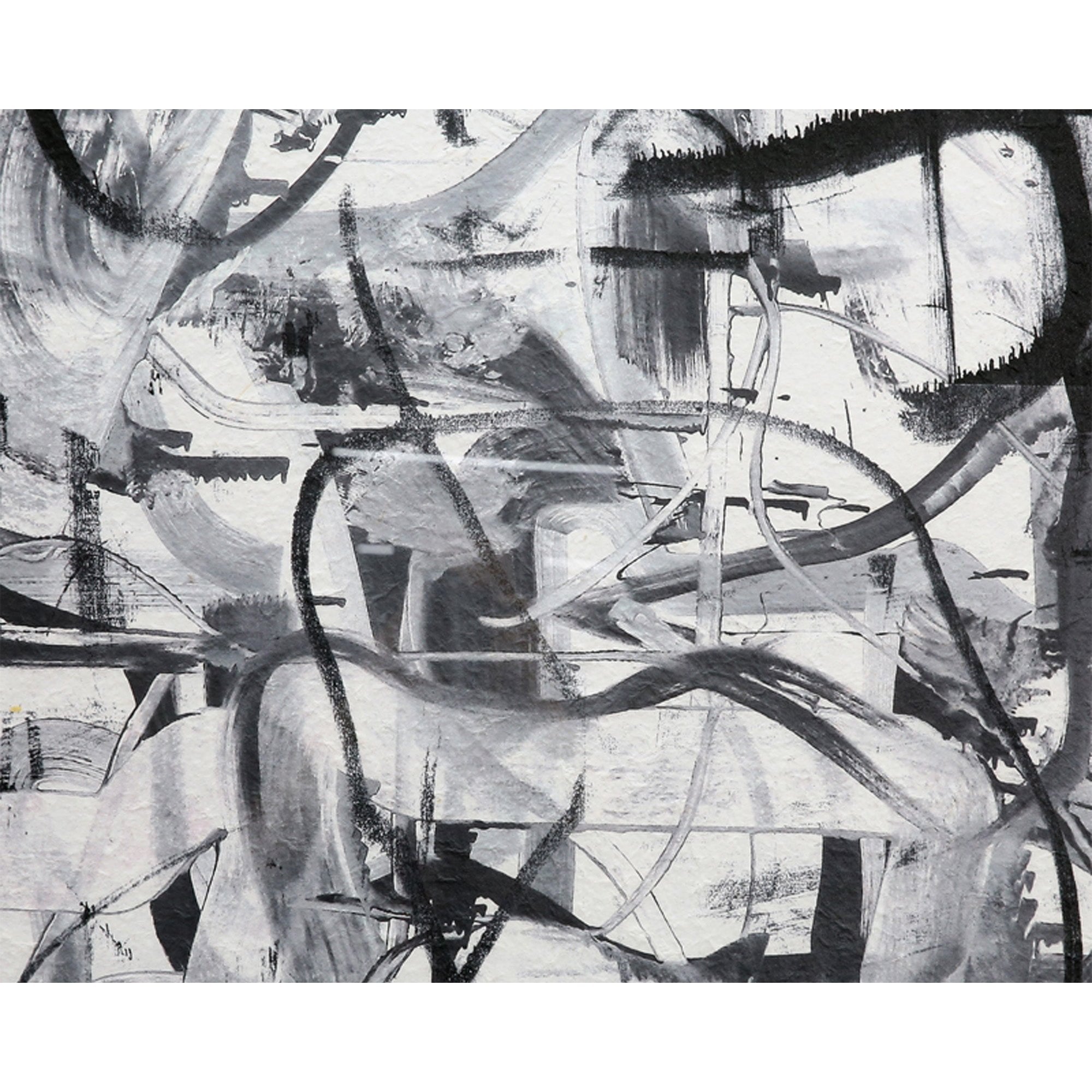 Graphite Black & Grey Print by Liang & Eimil
