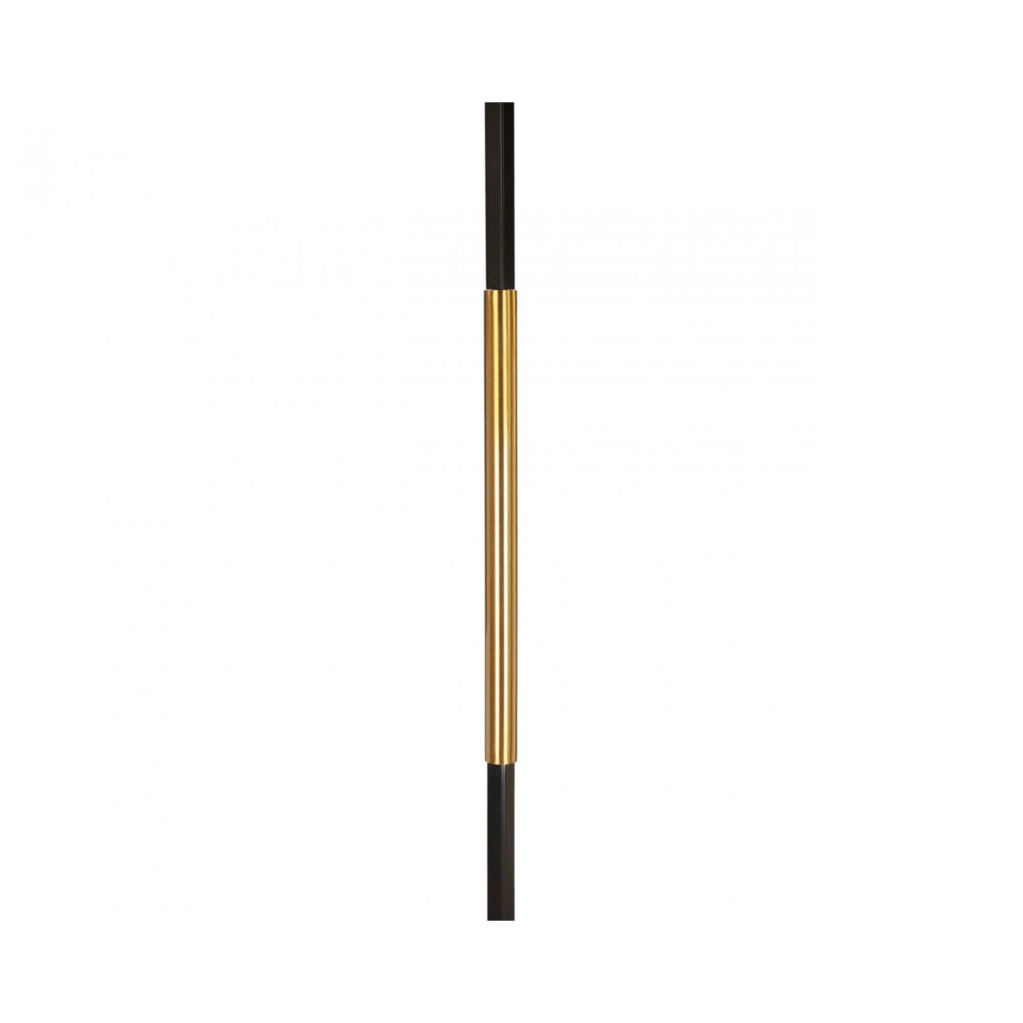 Hamilton Brushed Brass & Matt Black Floor Lamp by Liang & Eimil
