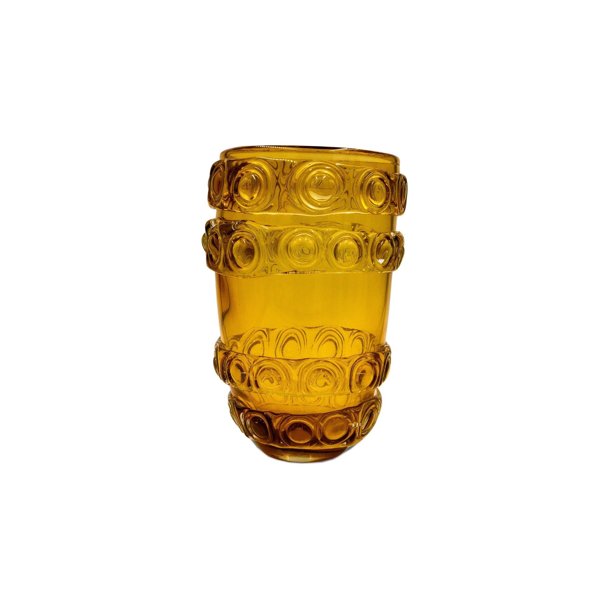 Bumble Large Glass Vase Amber by Liang & Eimil