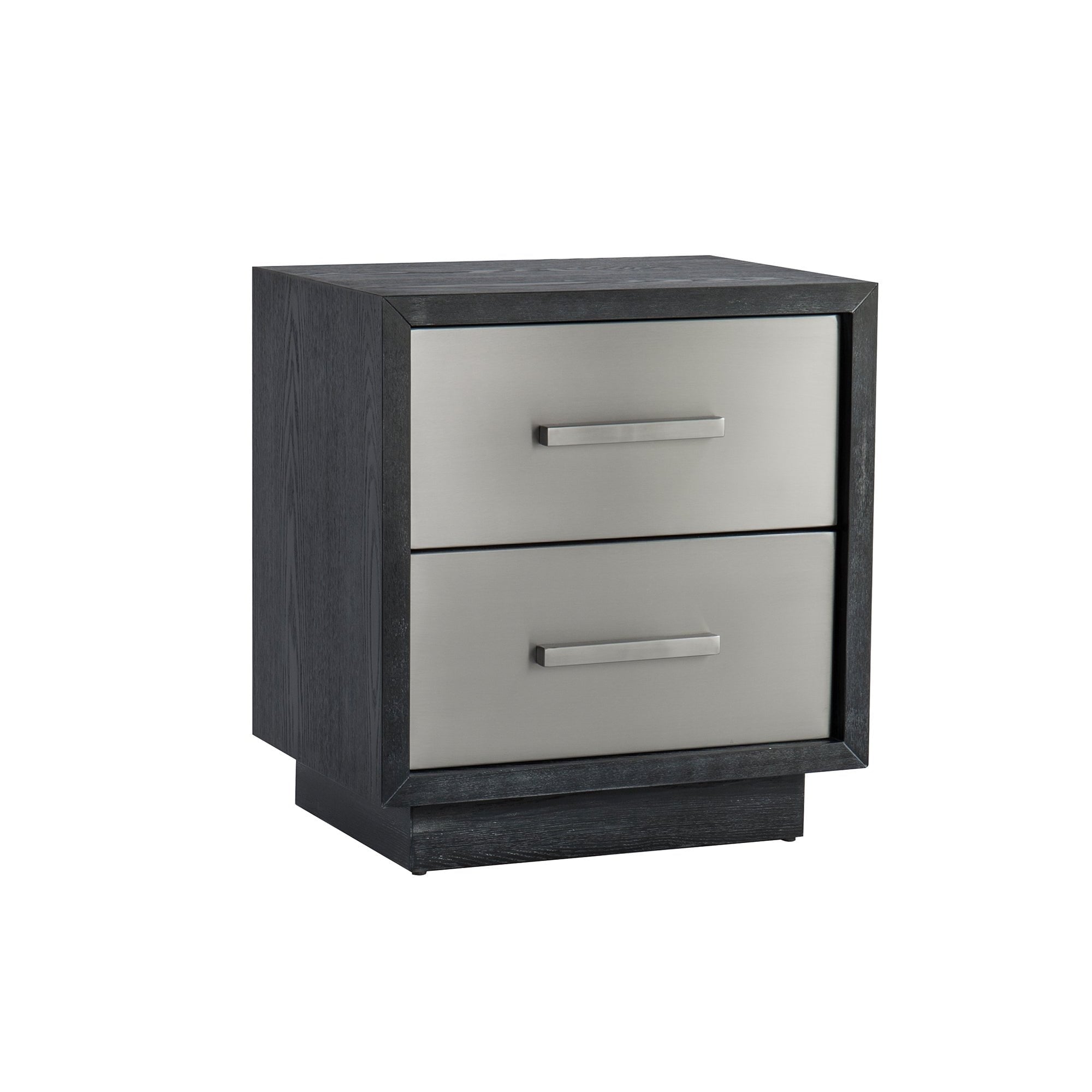 Camden I Ebony Cerused Ash Wood Bedside Table by Liang & Eimil