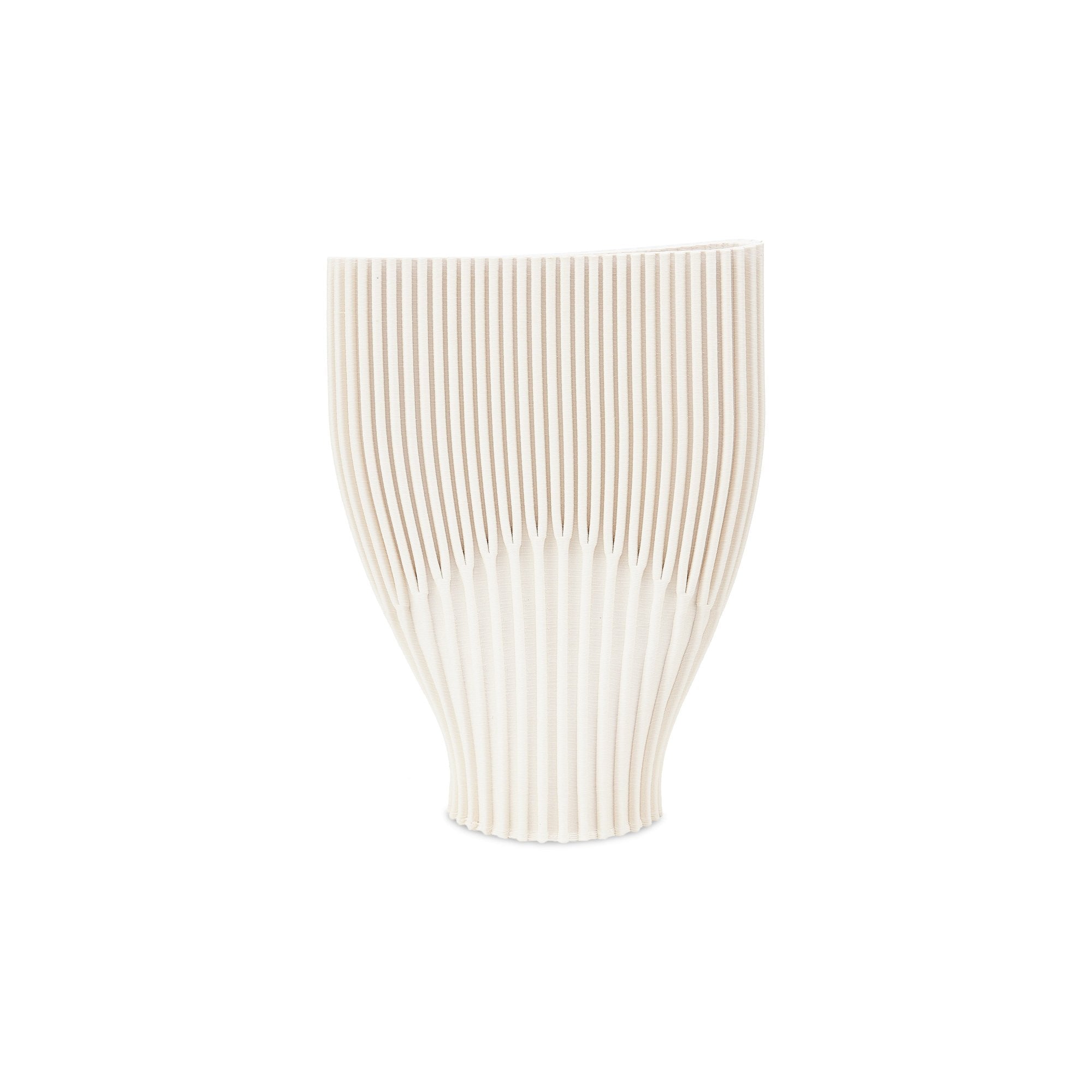 Carreto White Ceramic Vase by Liang & Eimil