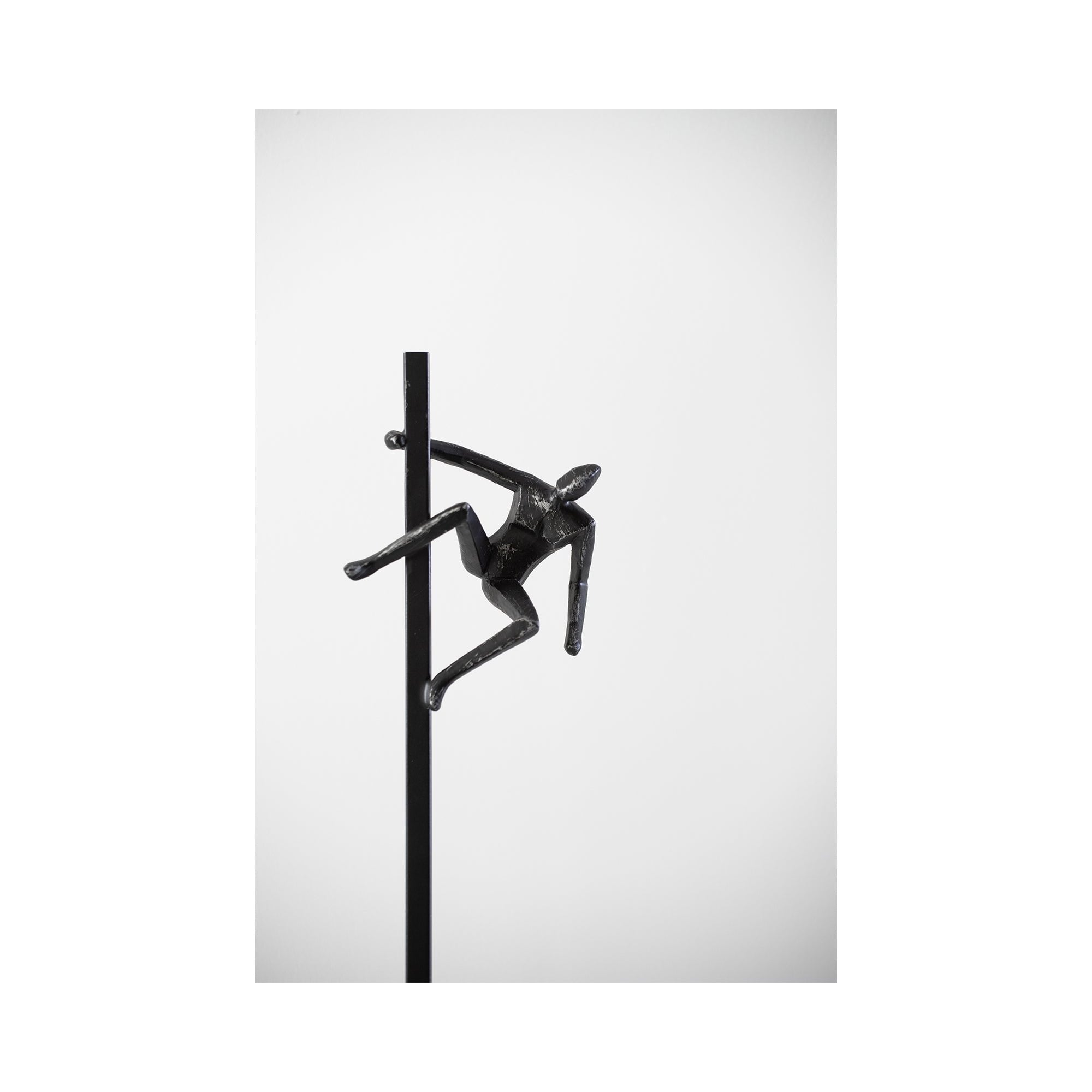 Climb Black Iron Sculpture by Liang & Eimil