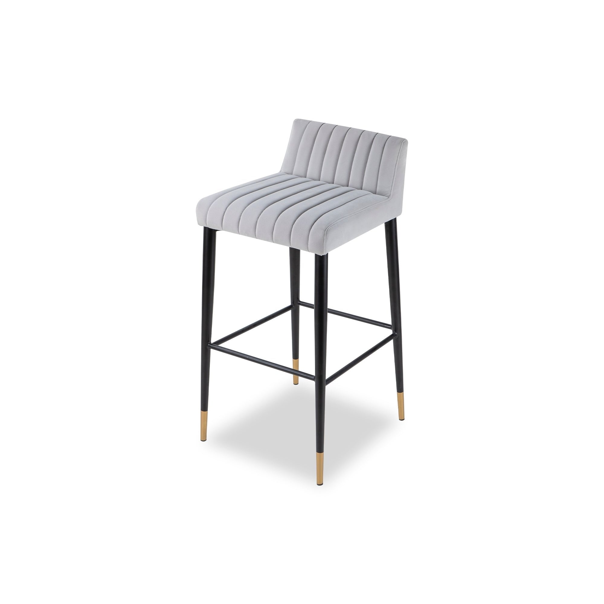Coltrane Toscana Misty Velvet Bar Stool by Liang & Eimil