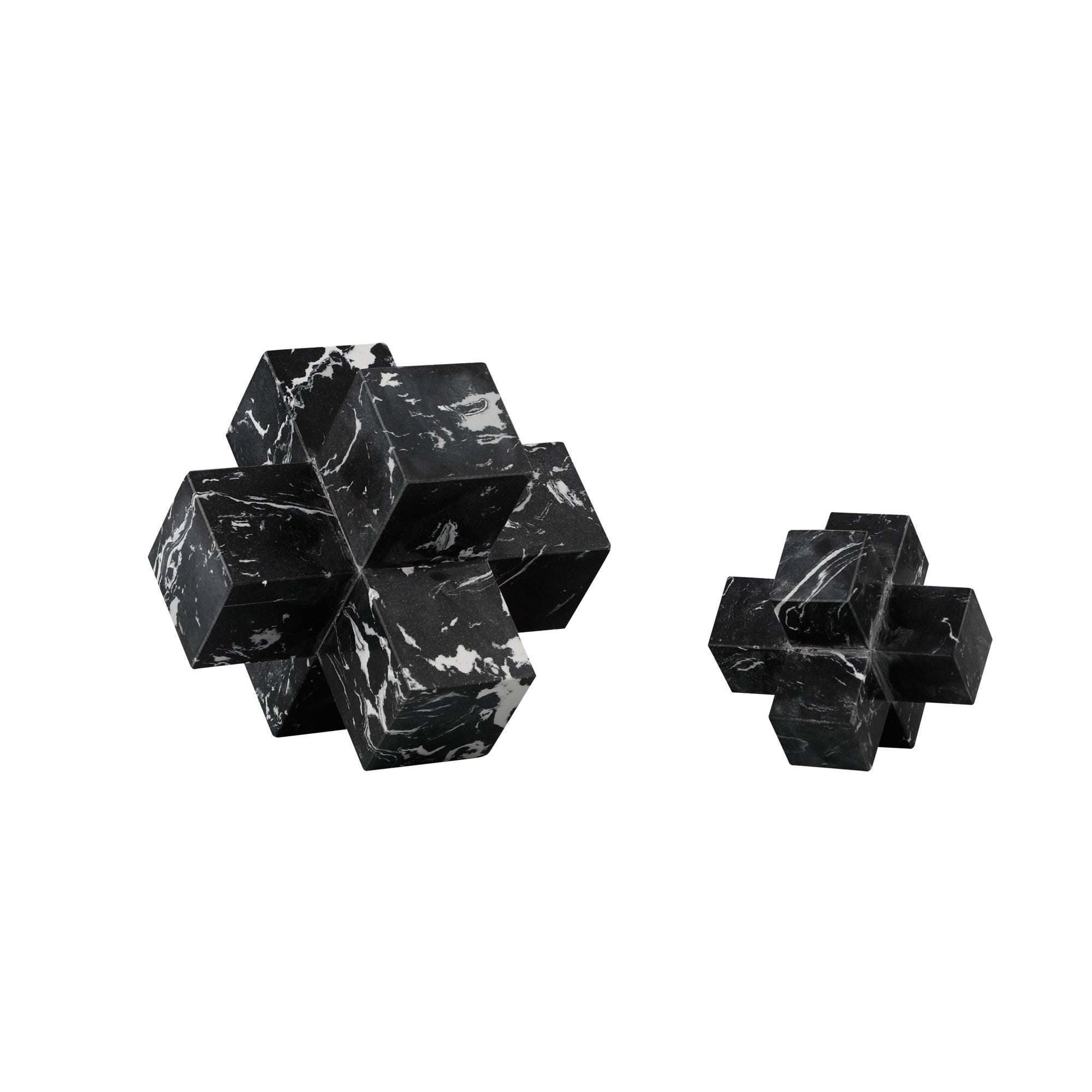Marble Large Black Marble Sculpture by Liang & Eimil