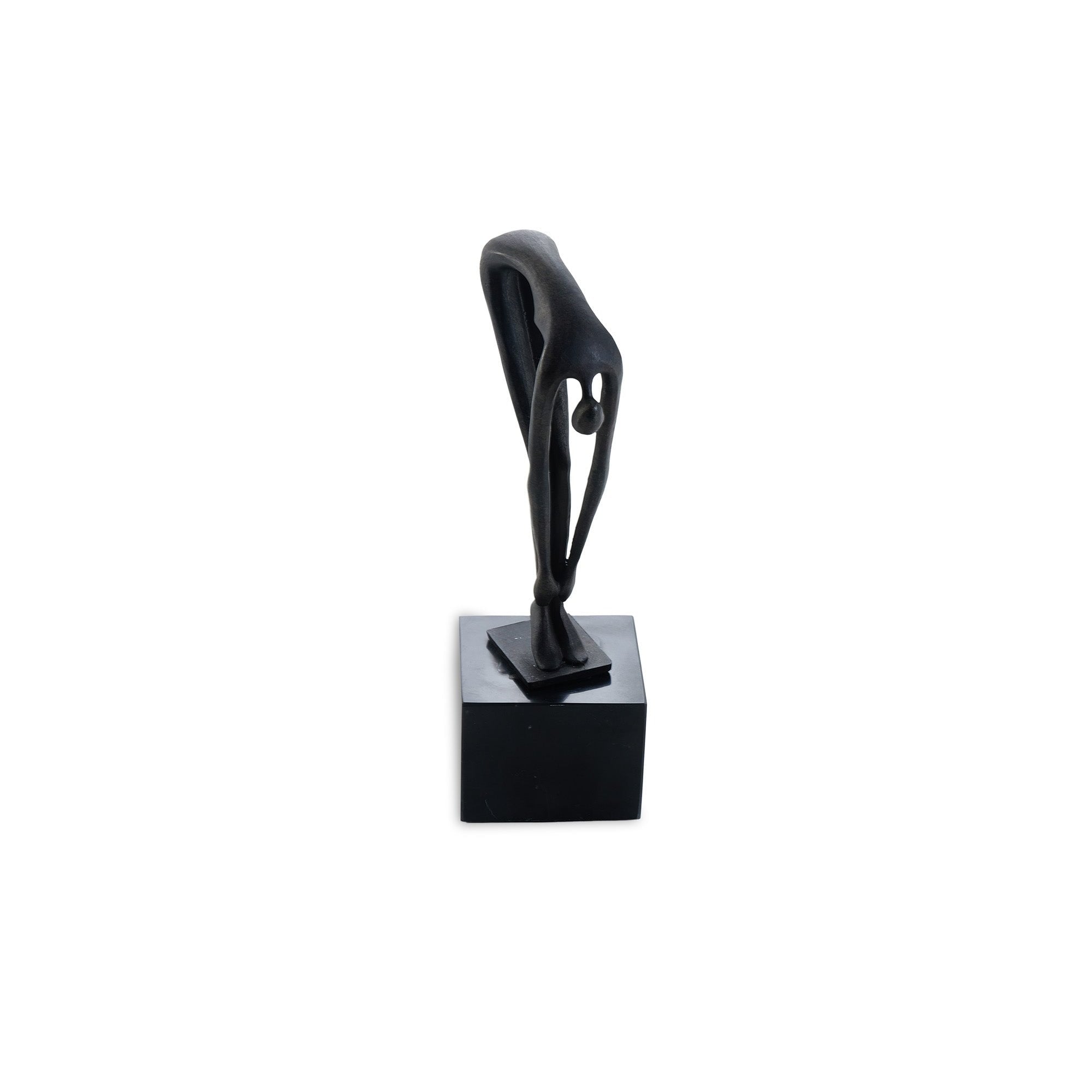 Mauro Black Alloy & Marble Sculpture by Liang & Eimil
