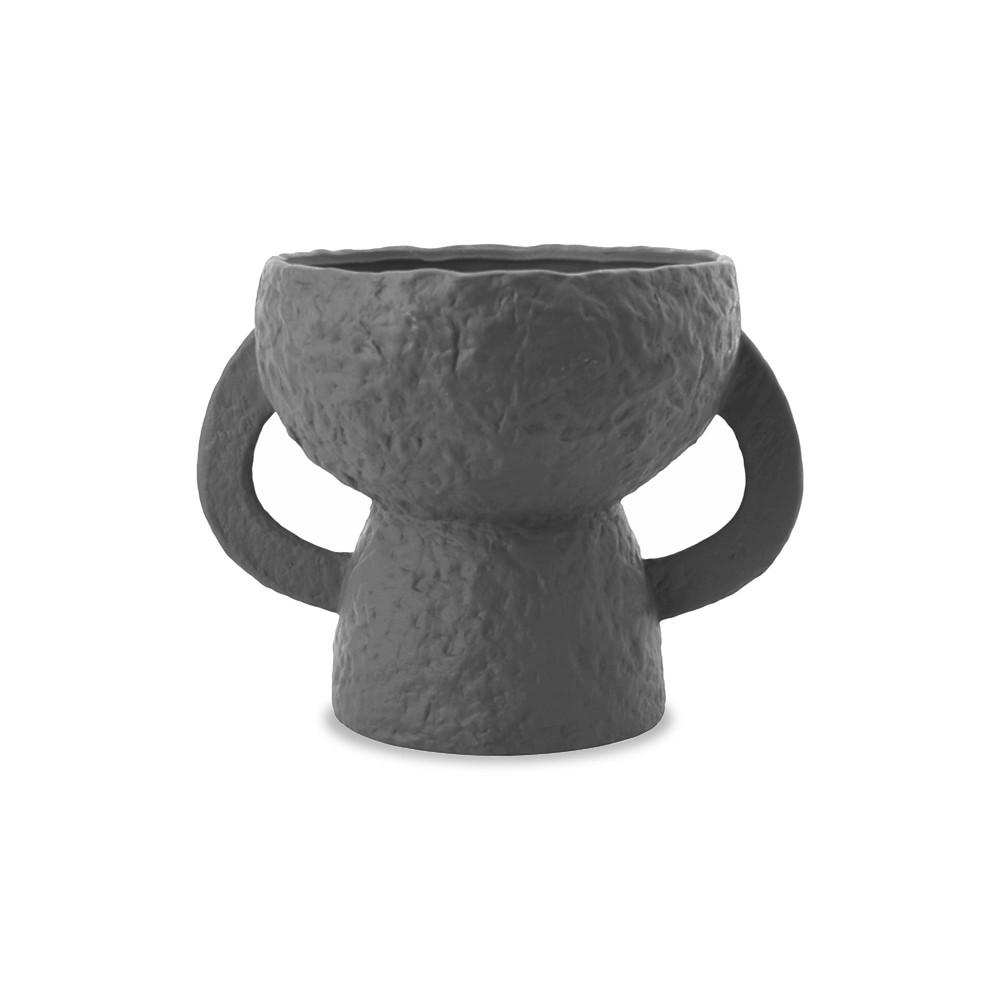 Mavros Black Ceramic Vase by Liang & Eimil