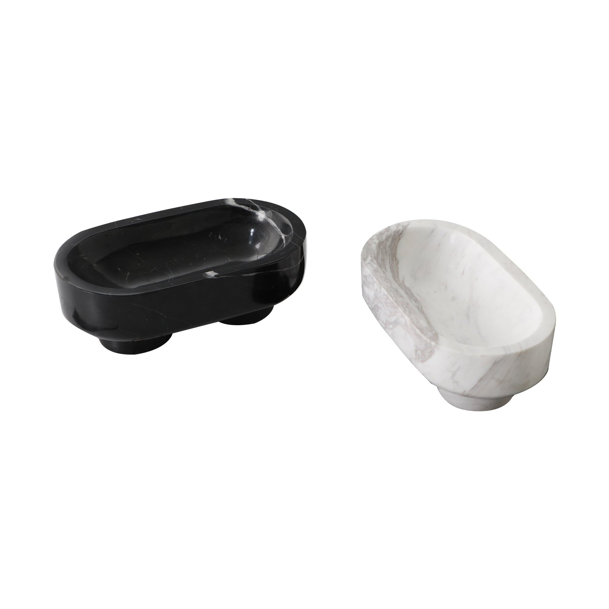 Mercy Black Marble Tray by Liang & Eimil