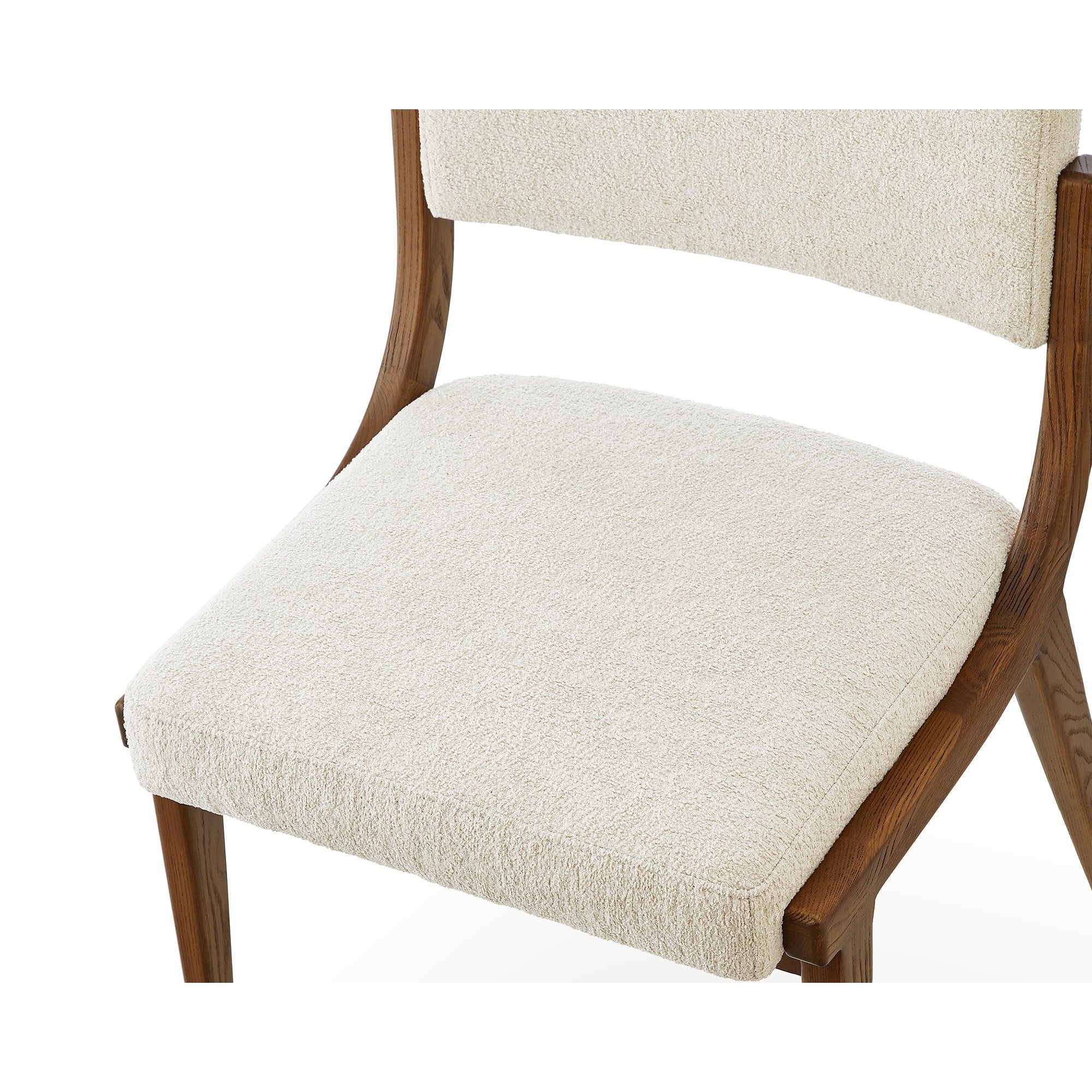 Miami Solid Wood & Lander Shade Fabric Dining Chair by Liang & Eimil