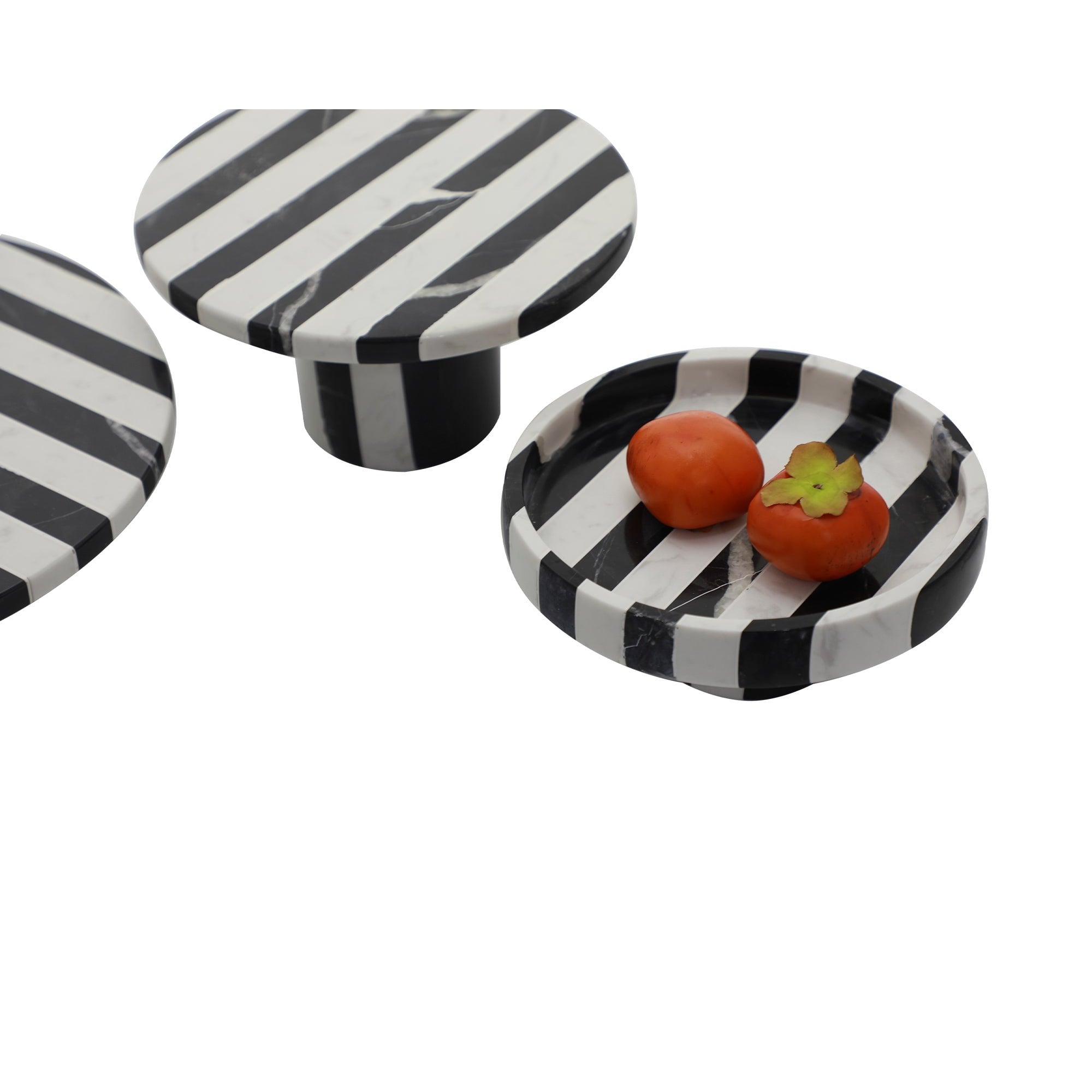 Monochrome Black & White Marble Tray by Liang & Eimil
