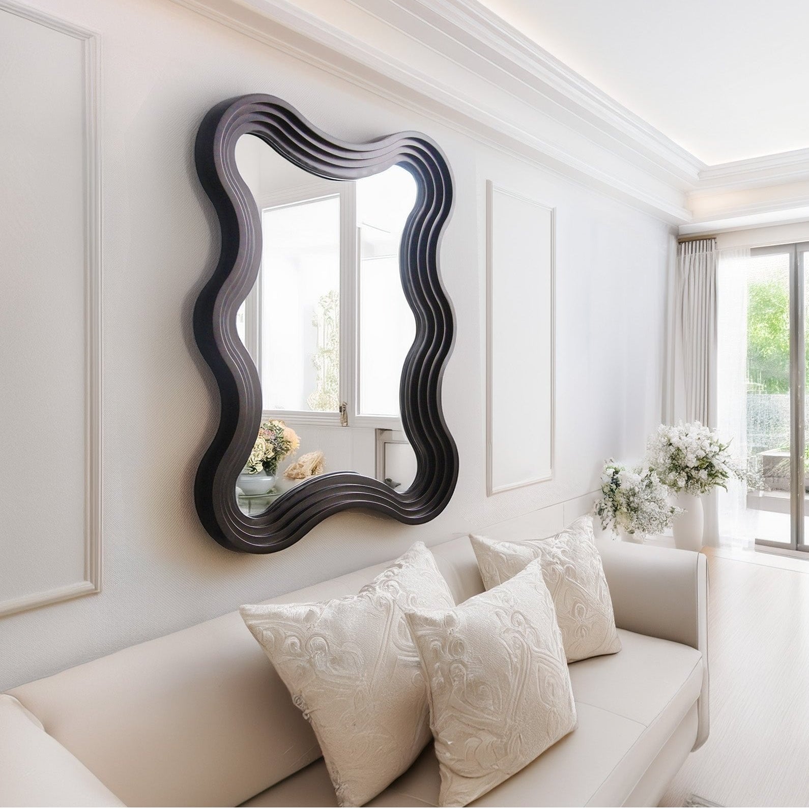 Ninfa Antique Bronze Mirror by Liang & Eimil