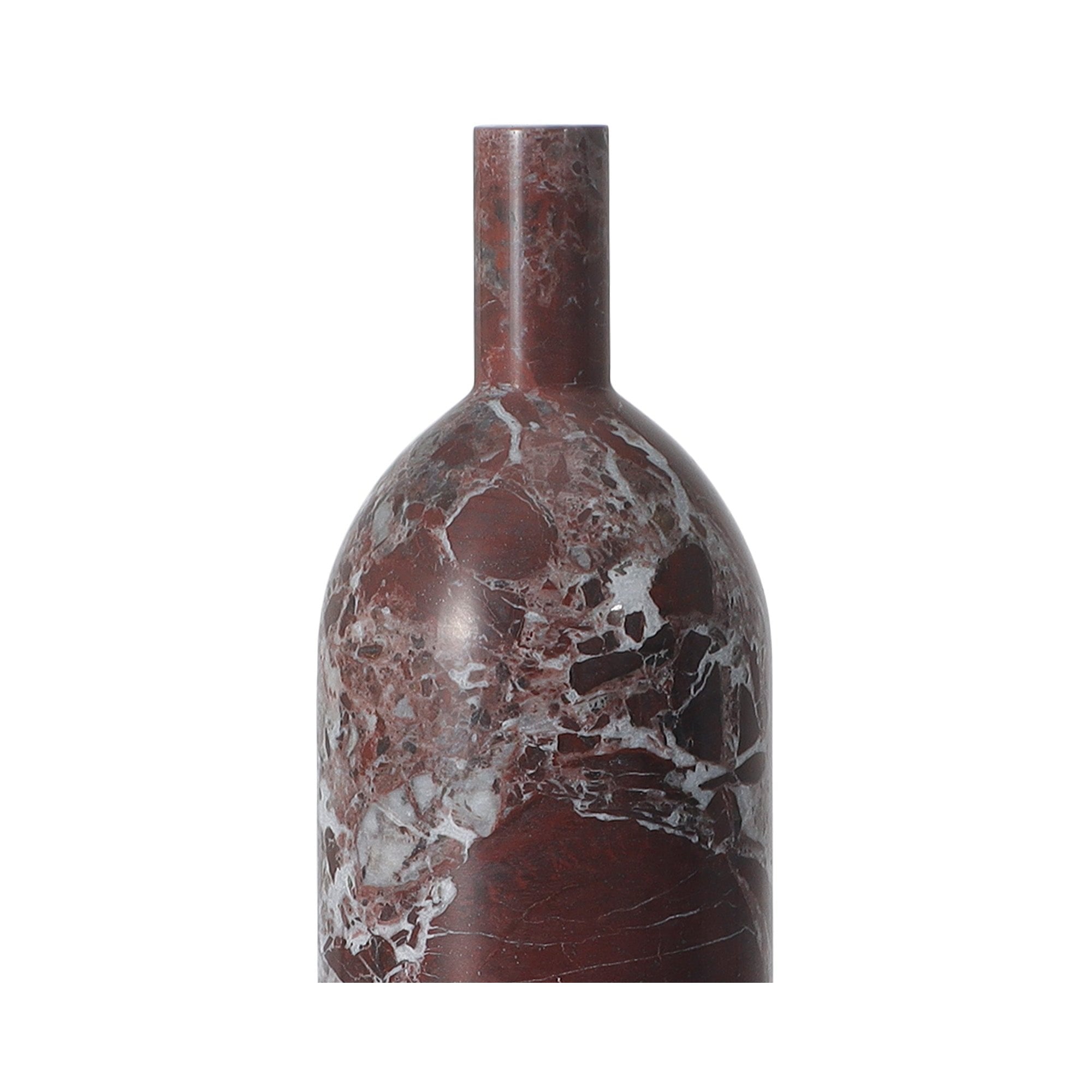 Nola Burgundy Marble Sculpture by Liang & Eimil