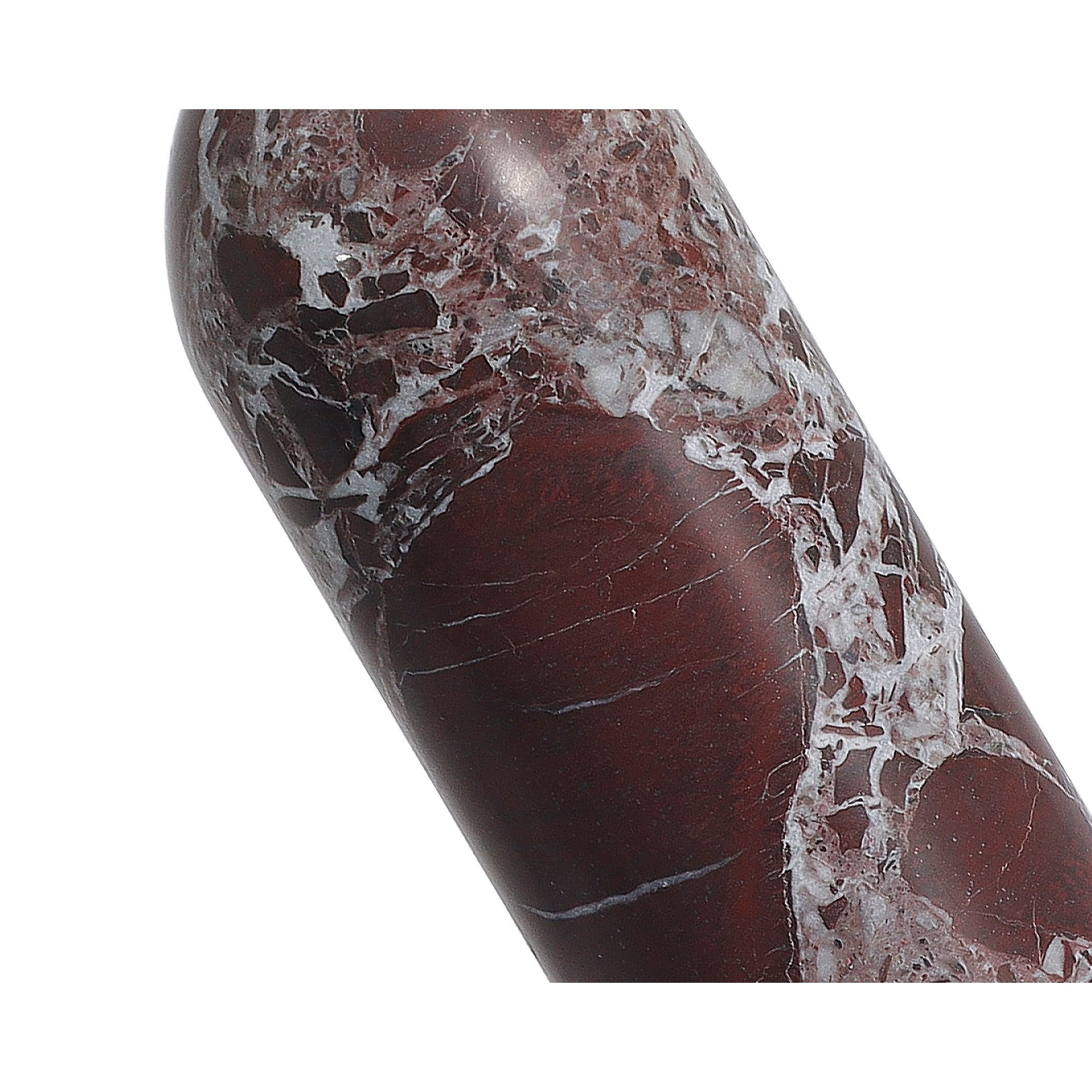 Nola Burgundy Marble Sculpture by Liang & Eimil