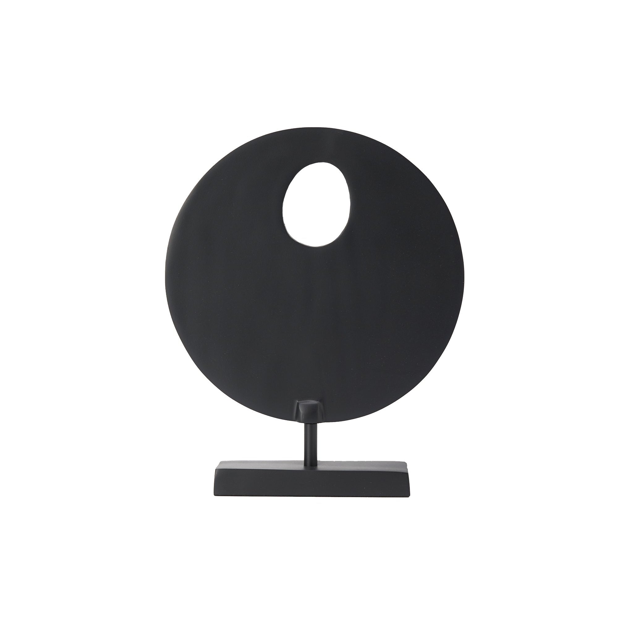 Panton Black Metal Sculpture by Liang & Eimil