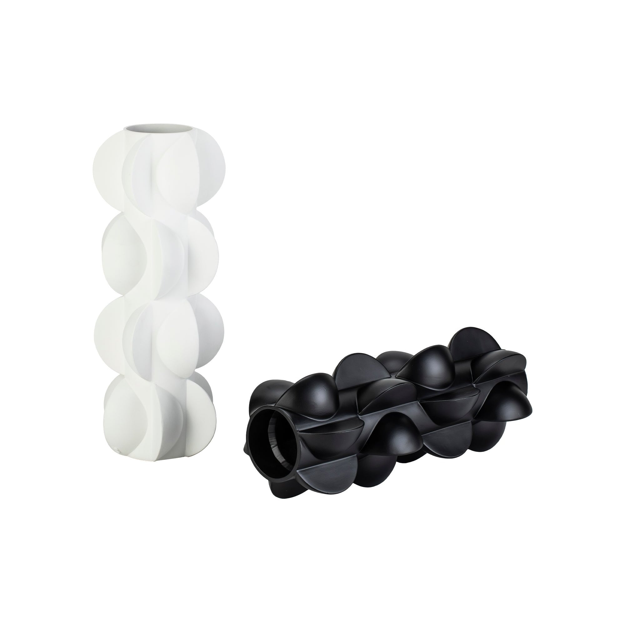 Pillaton II Vase Black Acrylic by Liang & Eimil