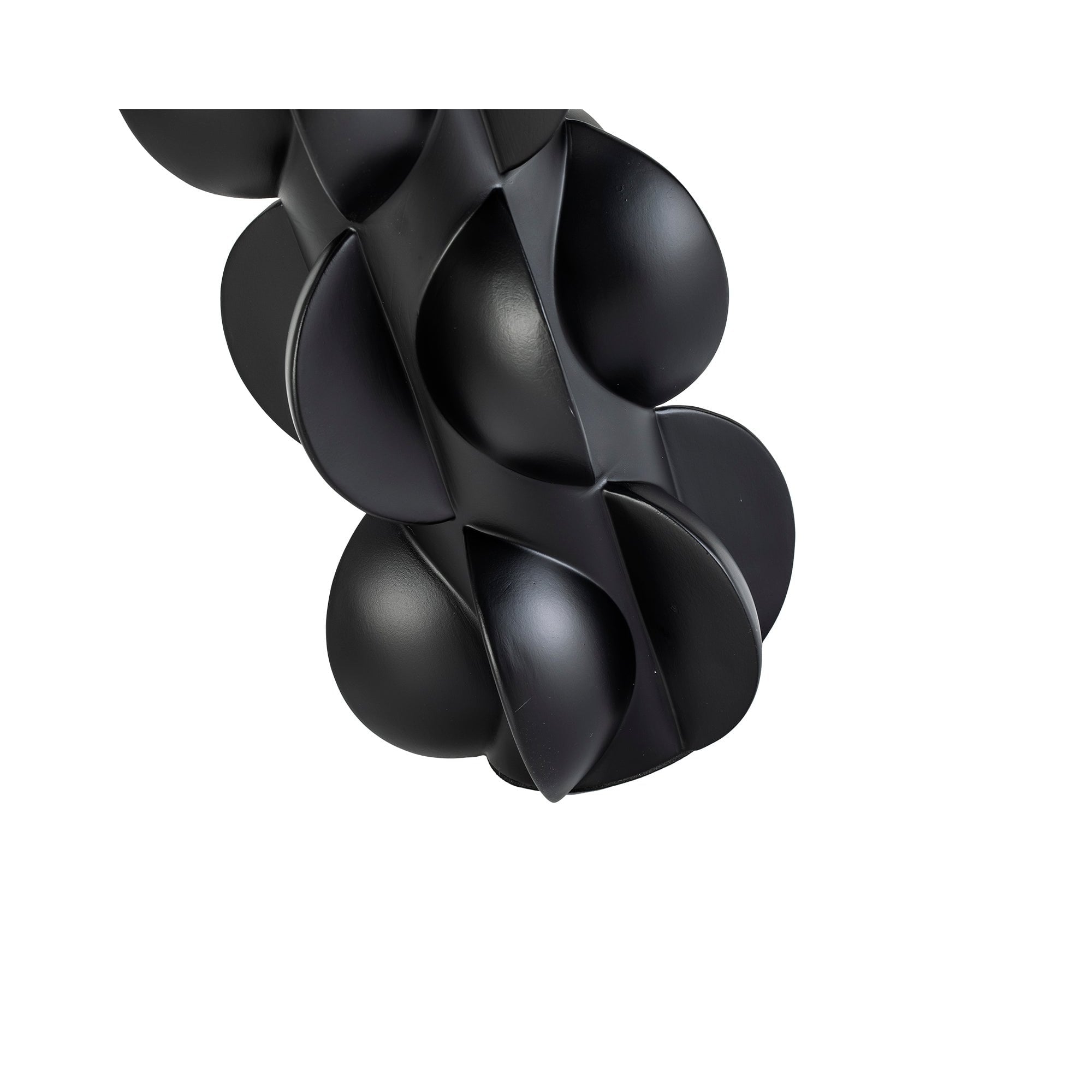 Pillaton II Vase Black Acrylic by Liang & Eimil