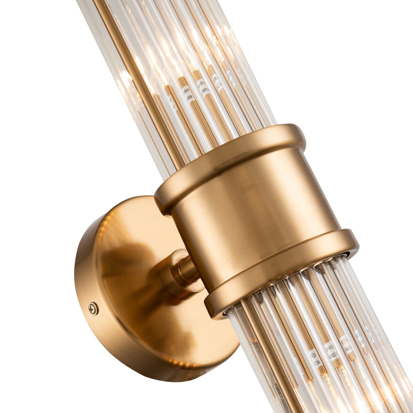 Preston Wall Light Antique Brass & Glass Shade by Liang & Eimil
