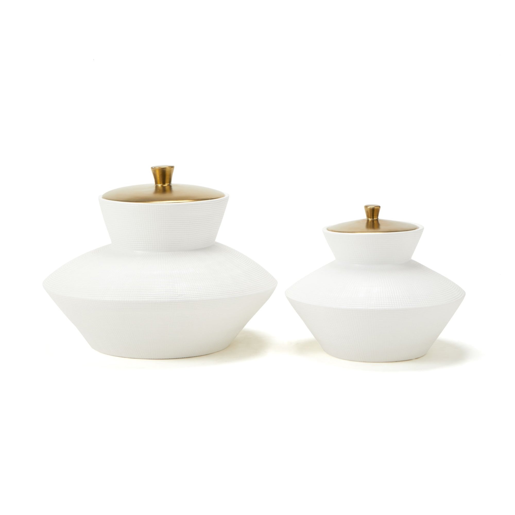 Raven Jar I White Ceramic by Liang & Eimil