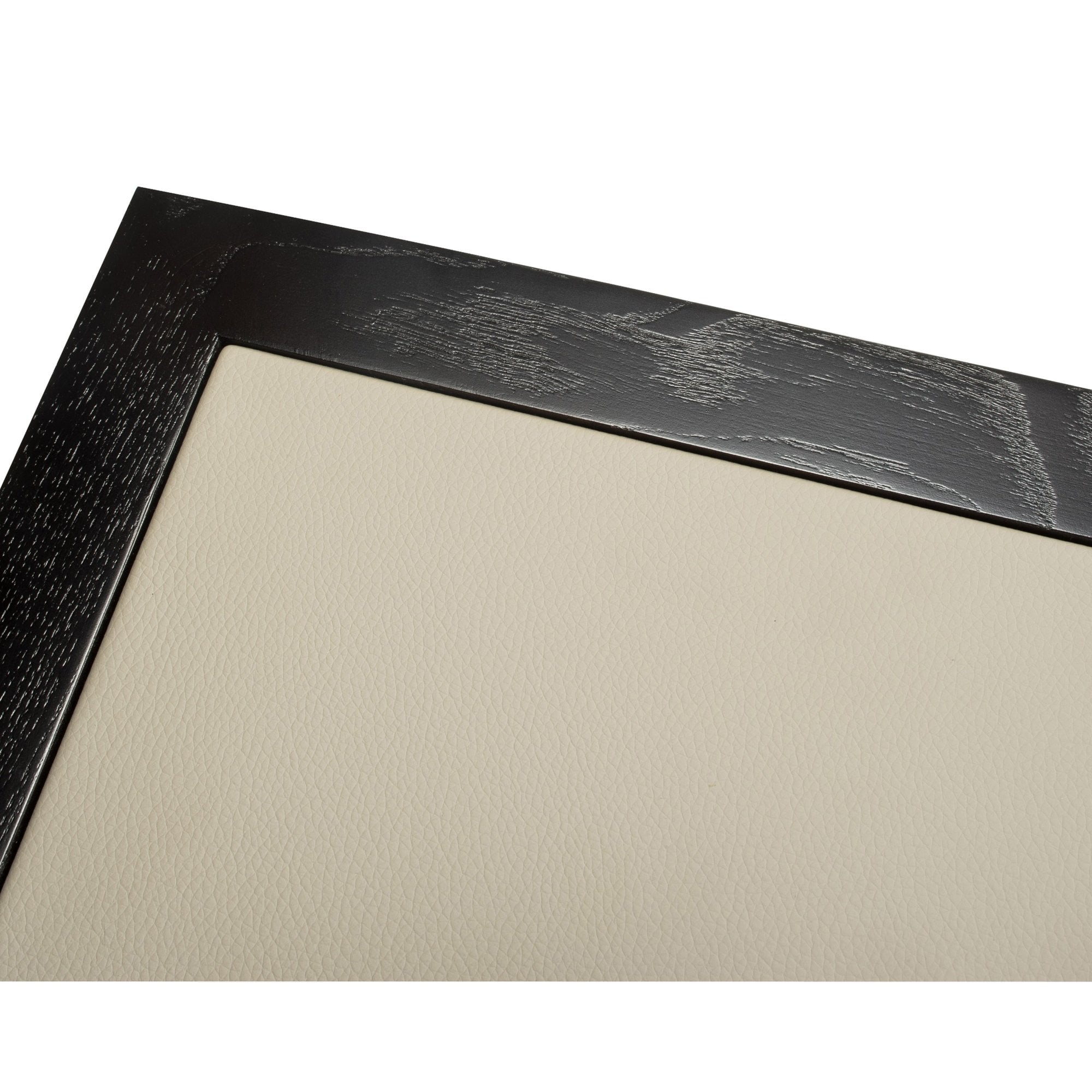 Roux Bedside Table Taupe Faux Leather & Ash Wood One Drawer by Liang & Eimil