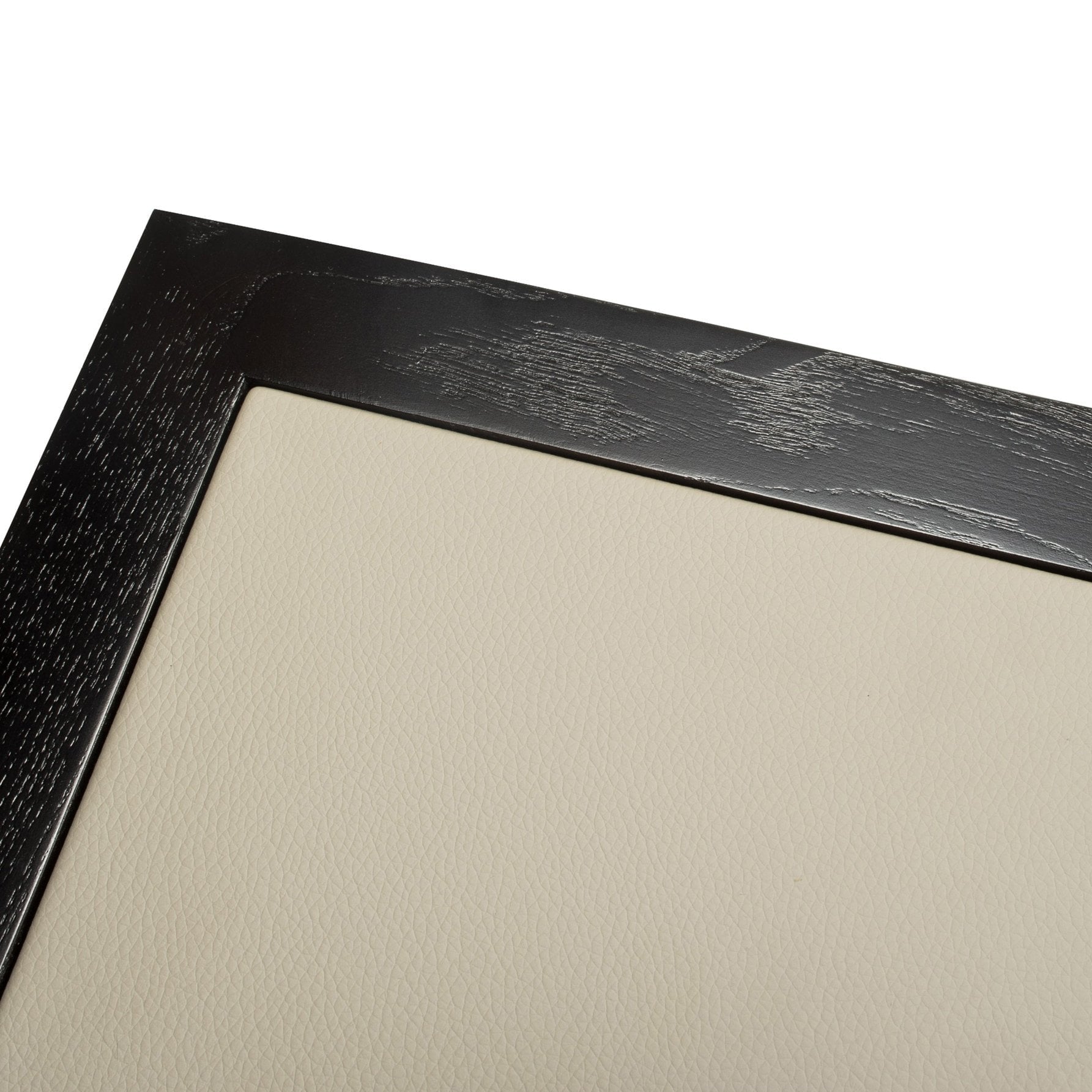 Roux Bedside Table Taupe Faux Leather & Ash Wood One Drawer by Liang & Eimil